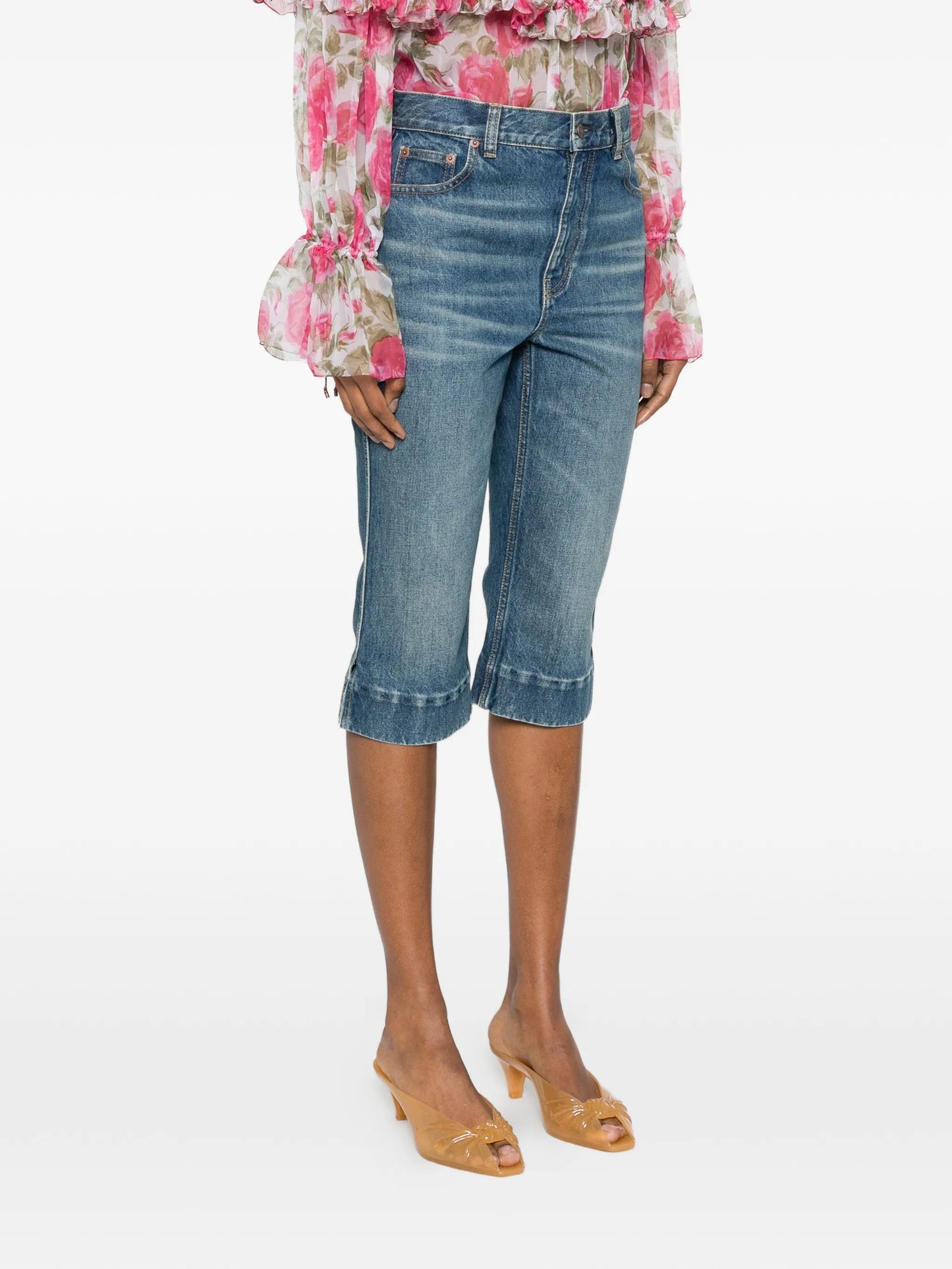 belt-loop pocket shorts
