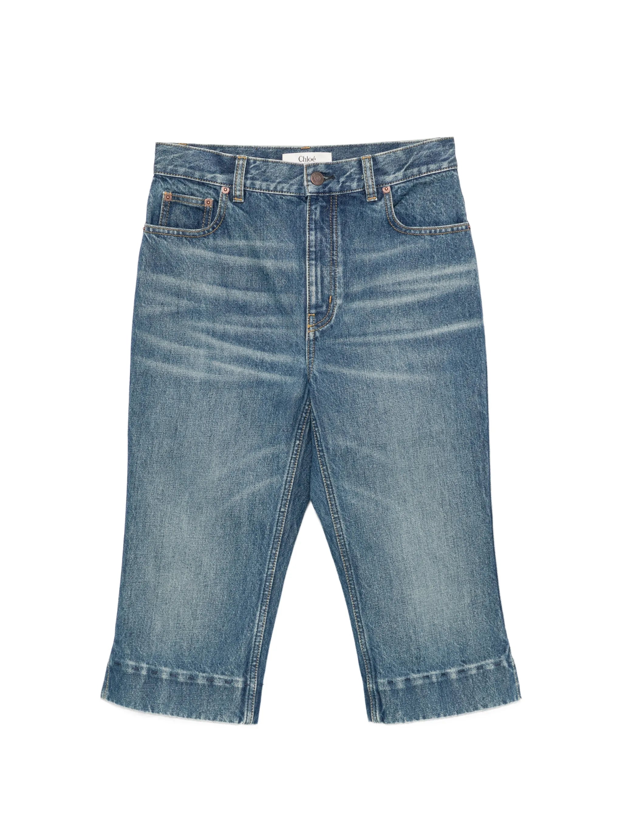 belt-loop pocket shorts