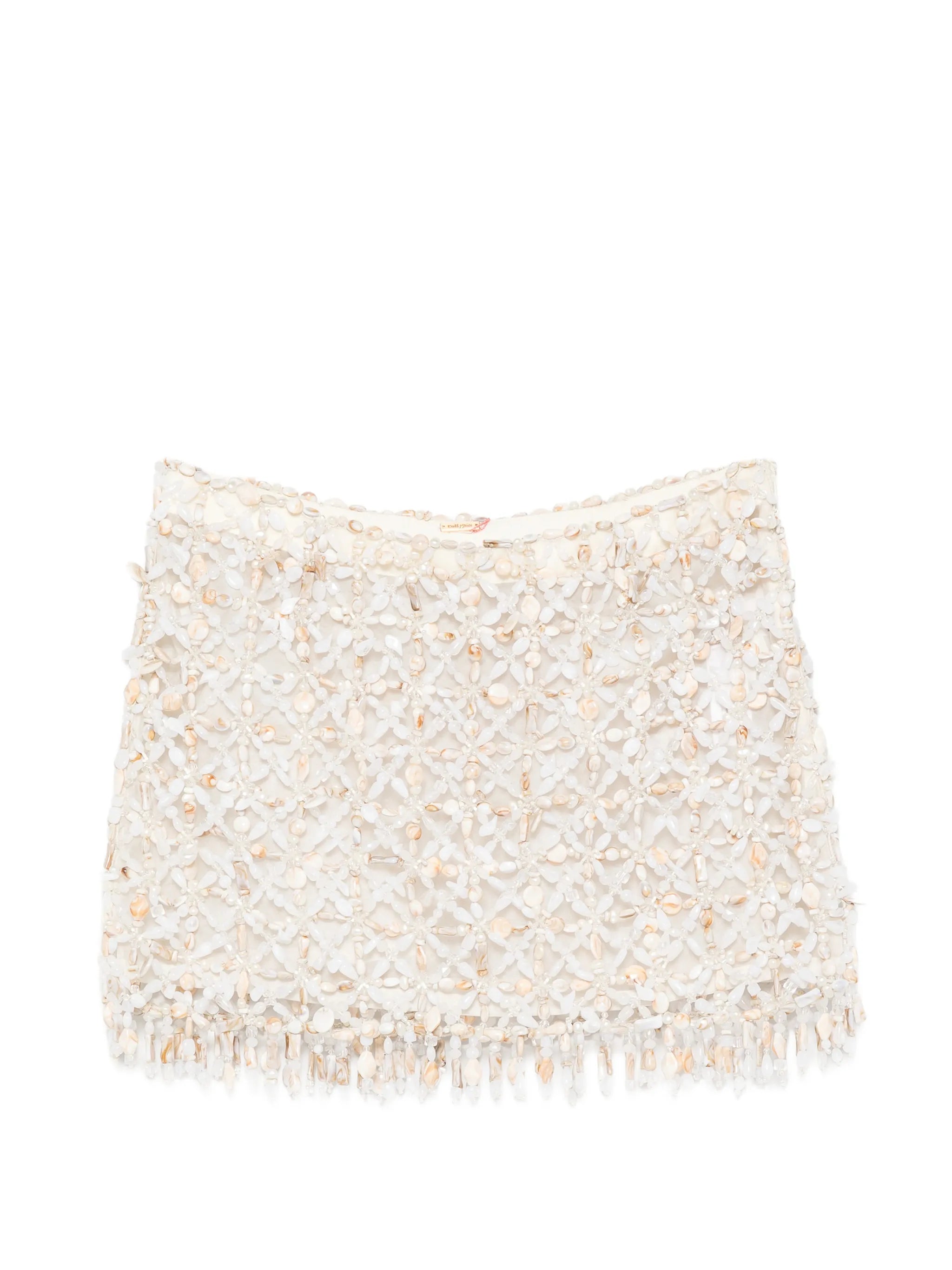 Idalia bead-embellished midi skirt