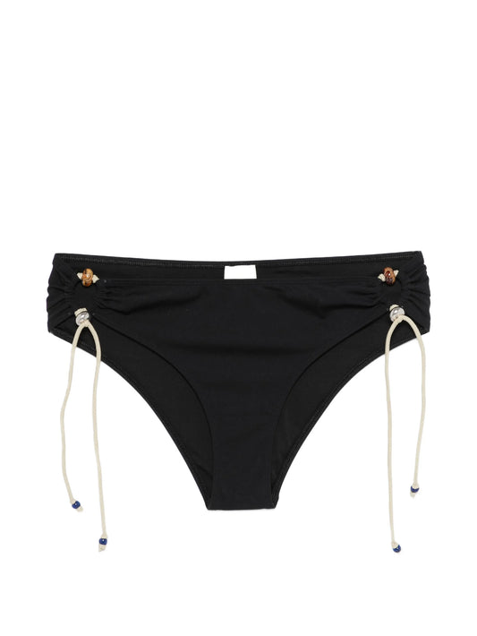 Alvina beaded bikini bottoms