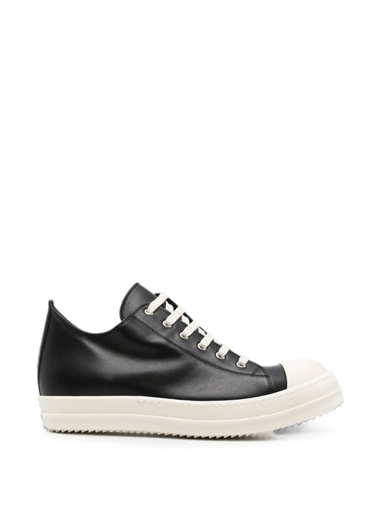 lace-up leather sneakers