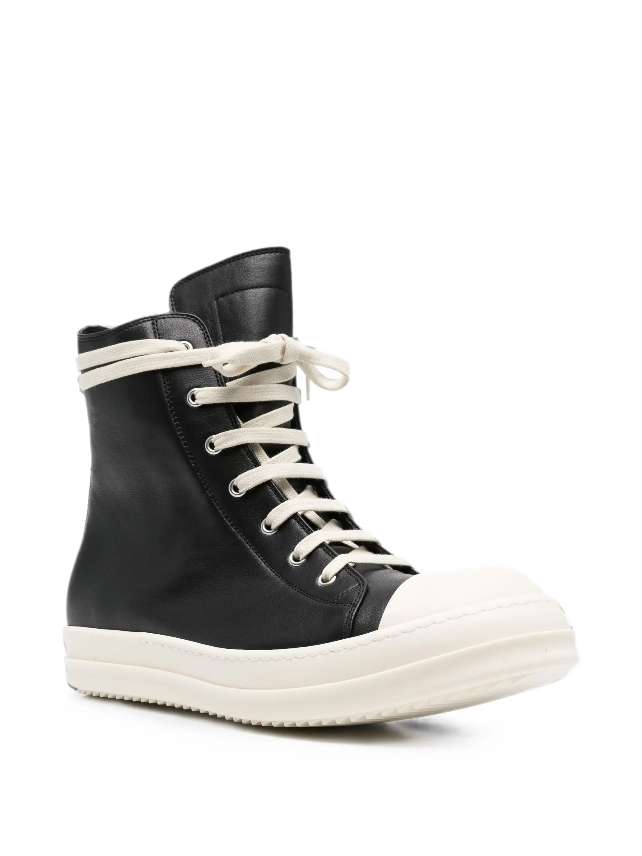 high-top lace-up sneakers