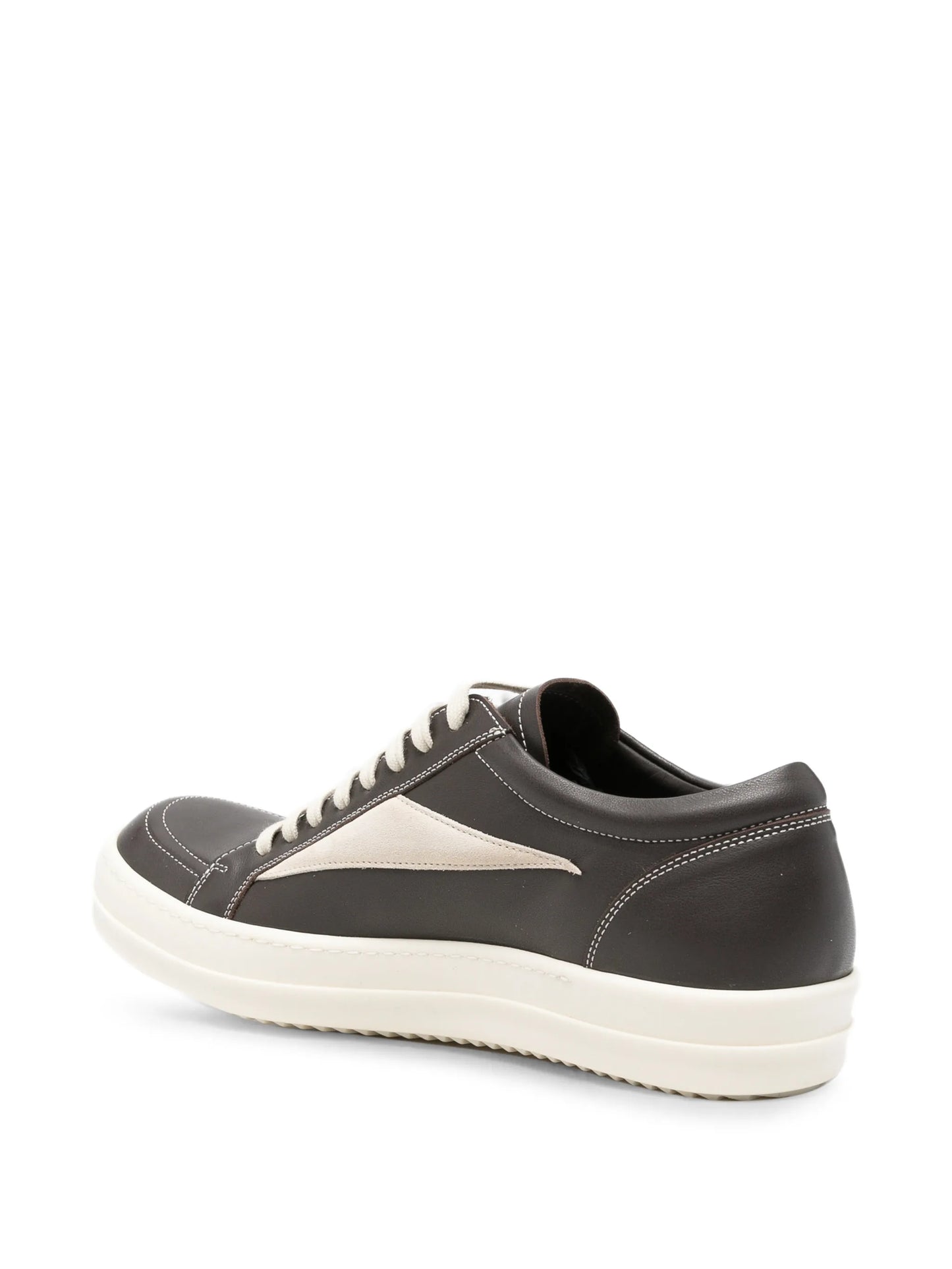 leather lace-up sneakers