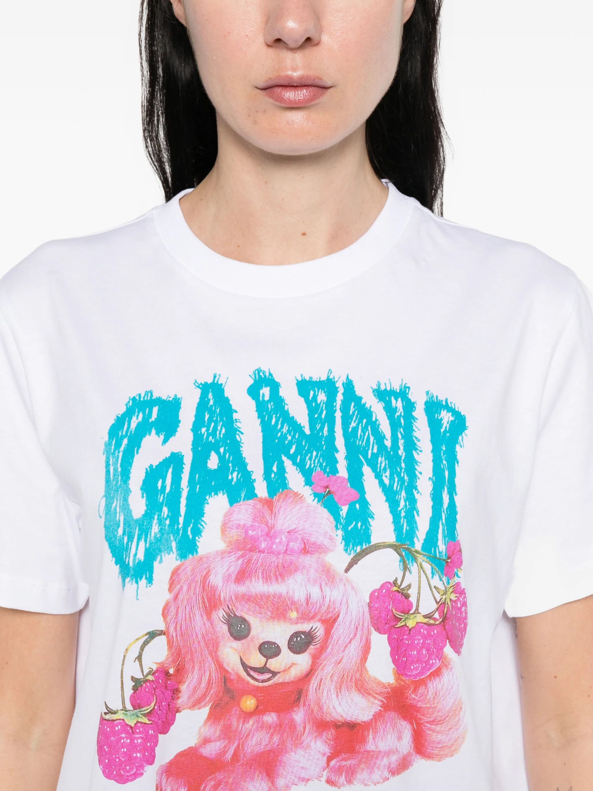 dog graphic T-shirt
