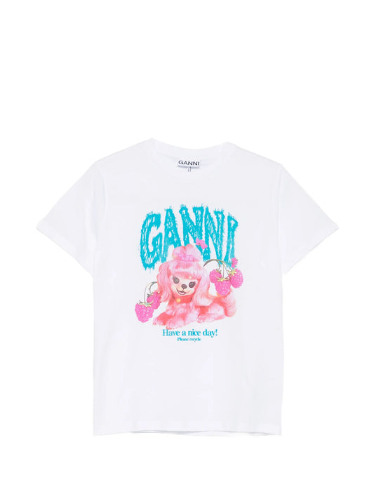 dog graphic T-shirt