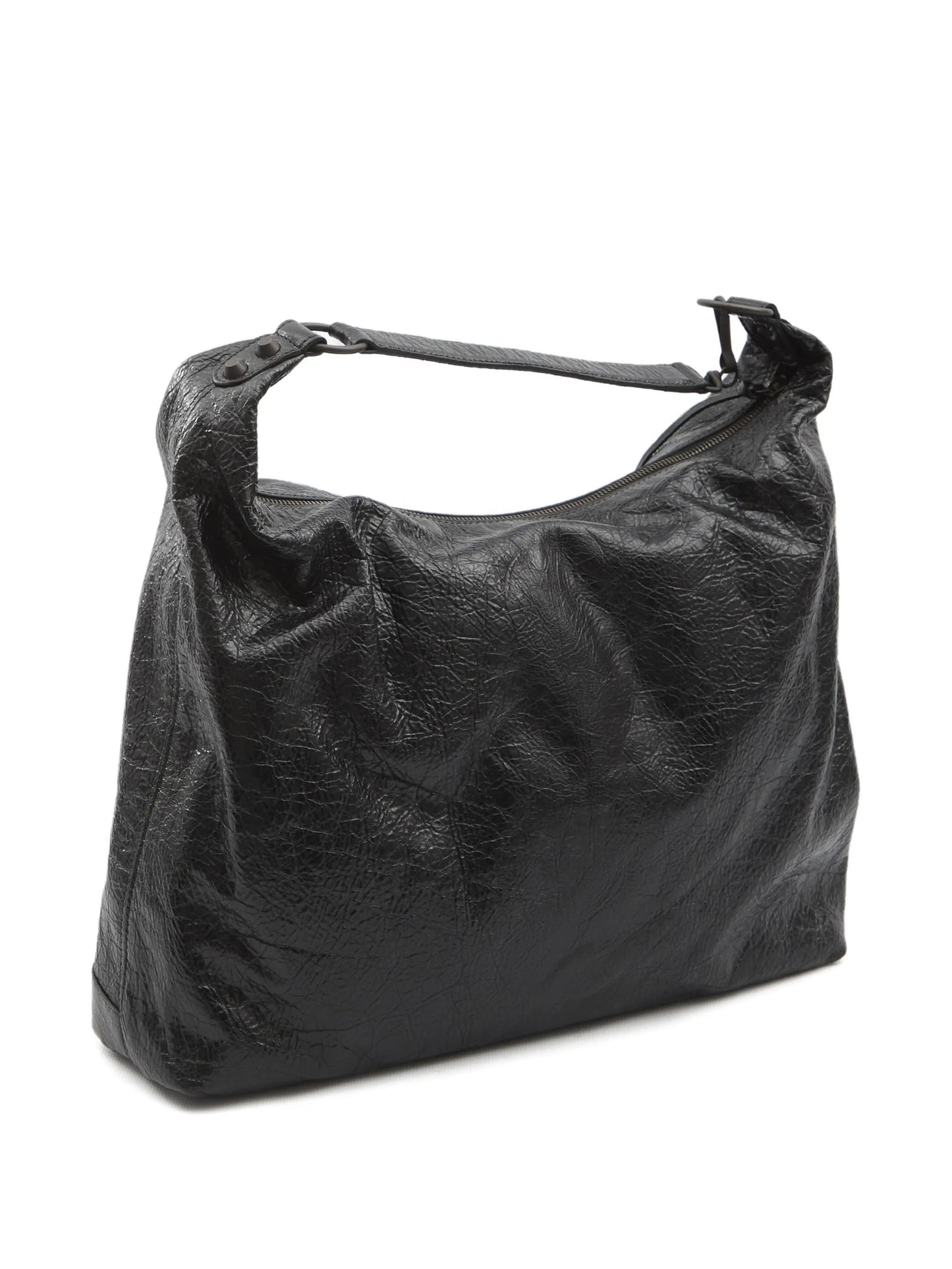 Le City Hobo medium arena zip leather tote bag