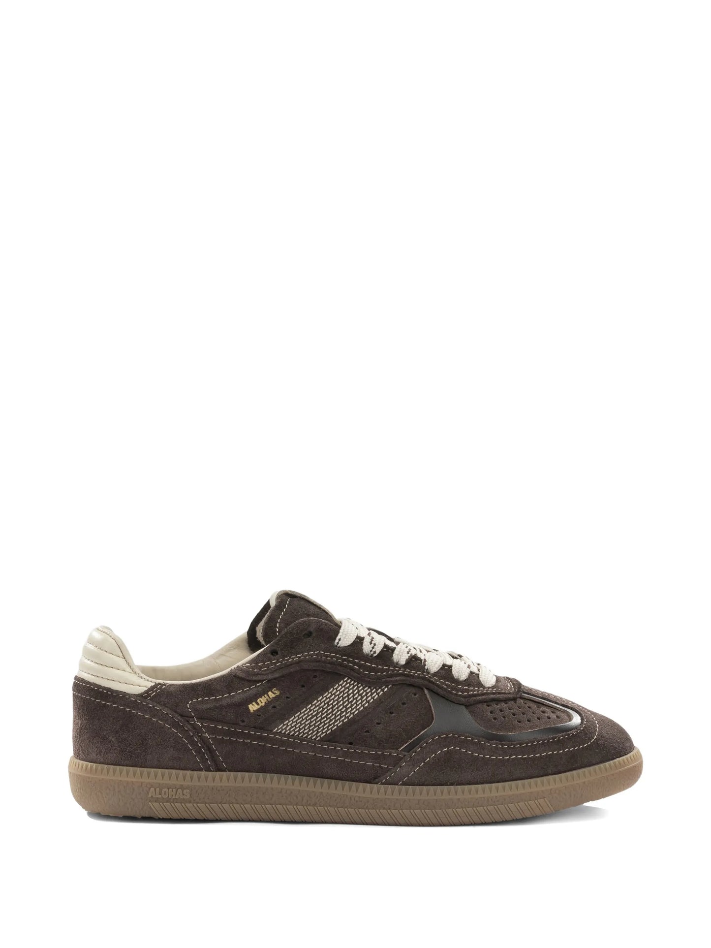Tb.490 suede panelled sneakers