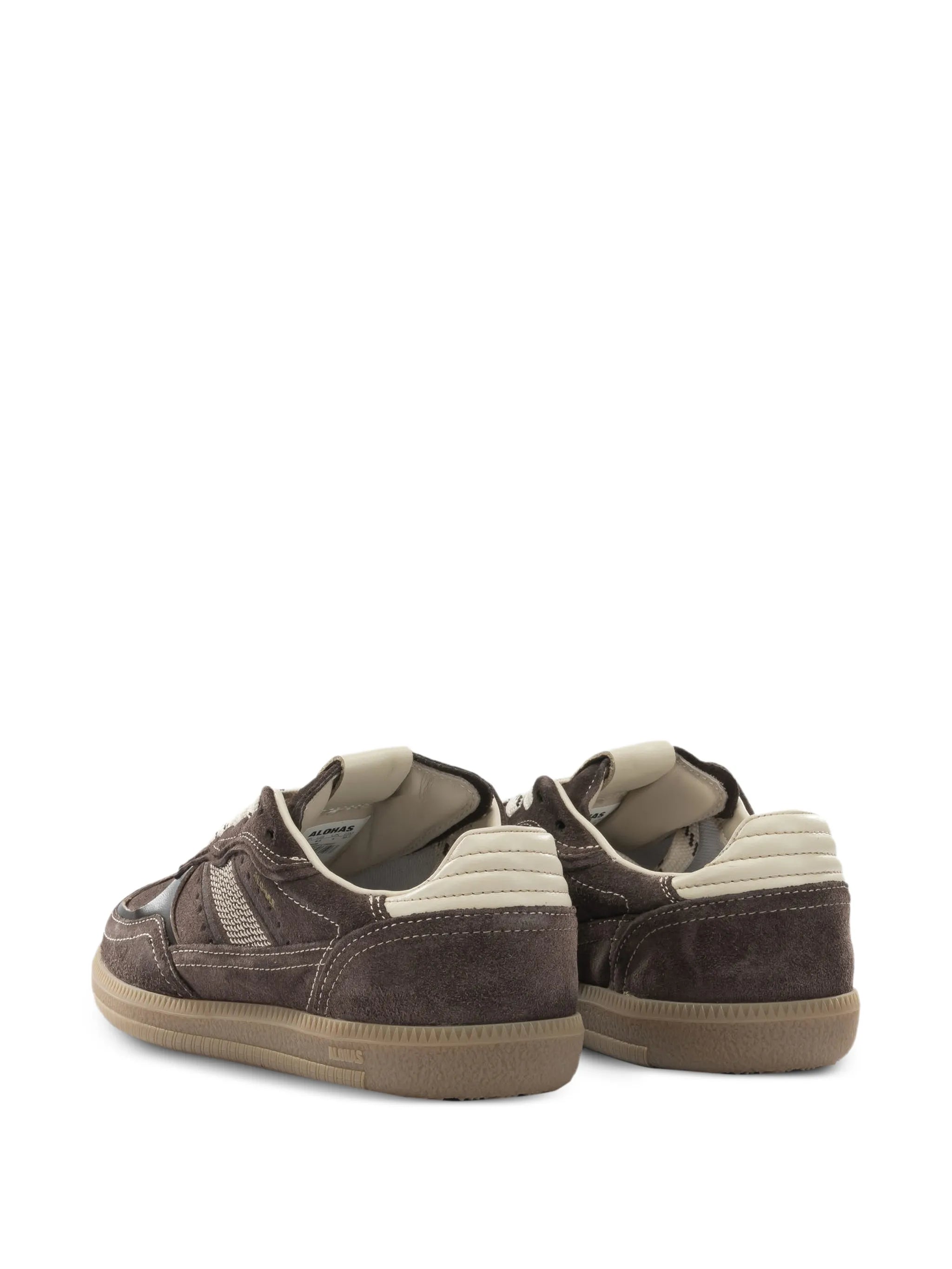 Tb.490 suede panelled sneakers