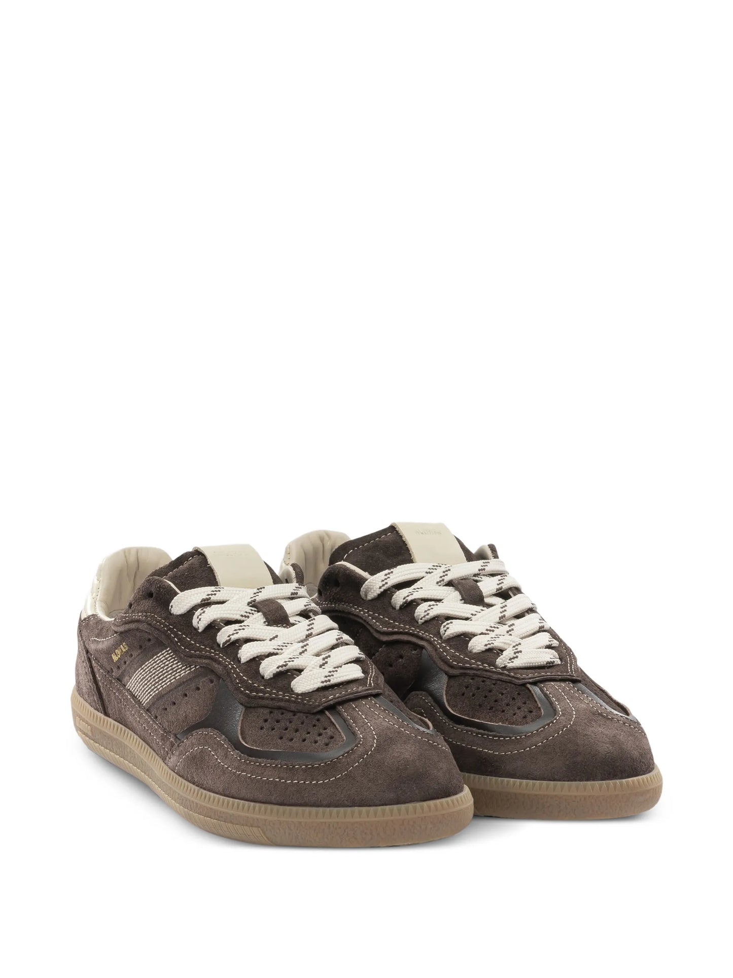 Tb.490 suede panelled sneakers