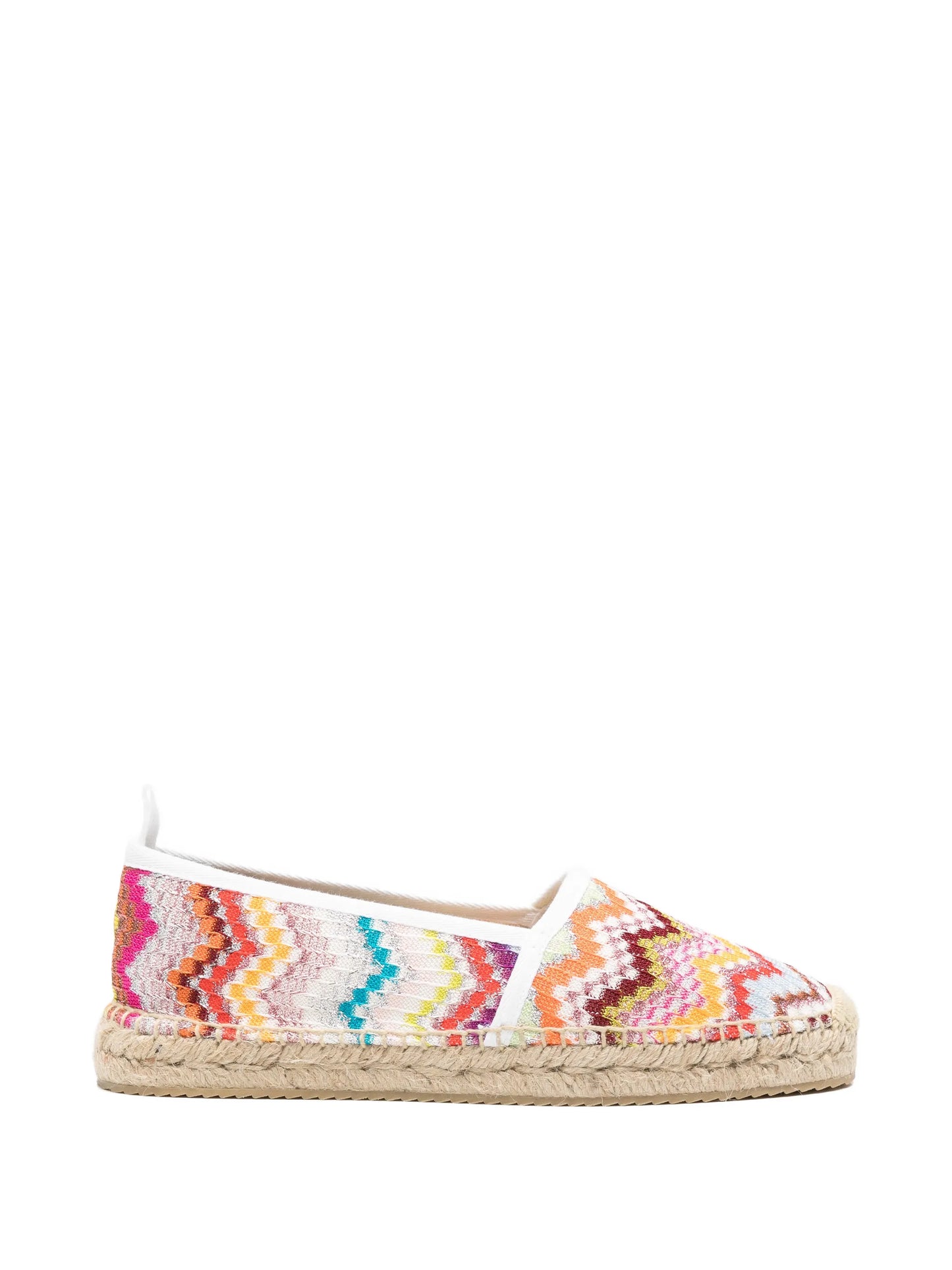 chevron-pattern espadrilles
