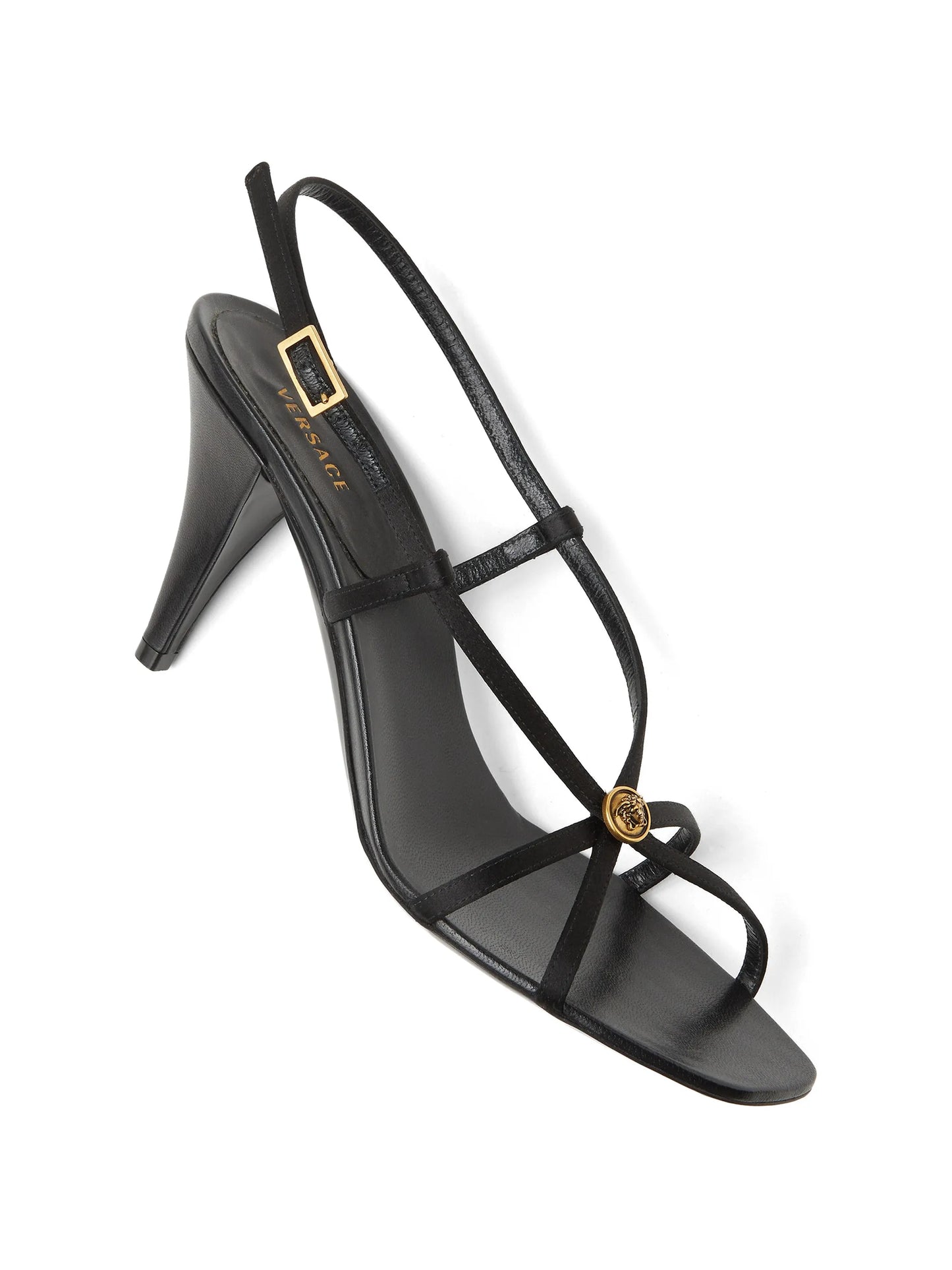 medallion strappy sandals
