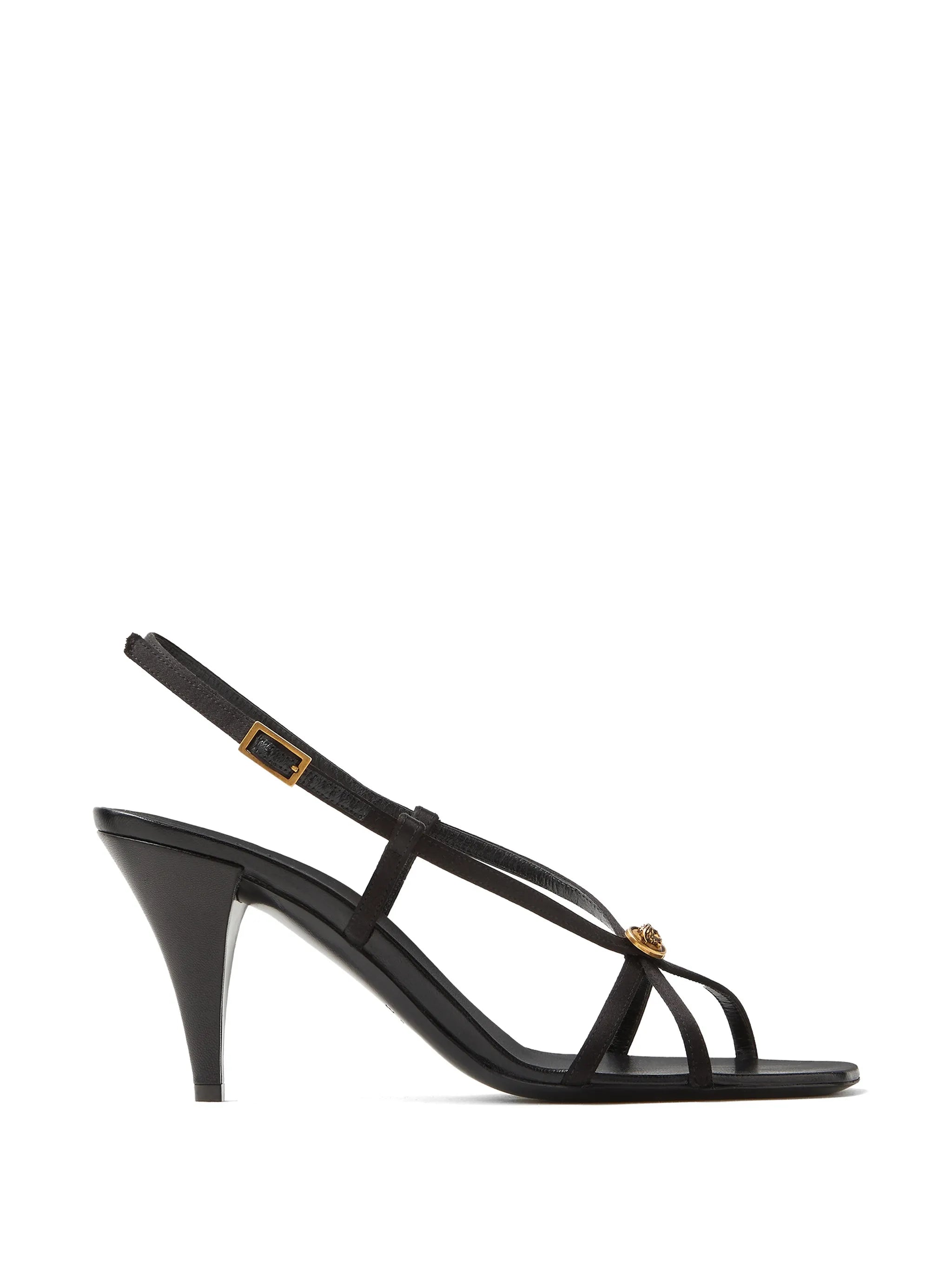 medallion strappy sandals
