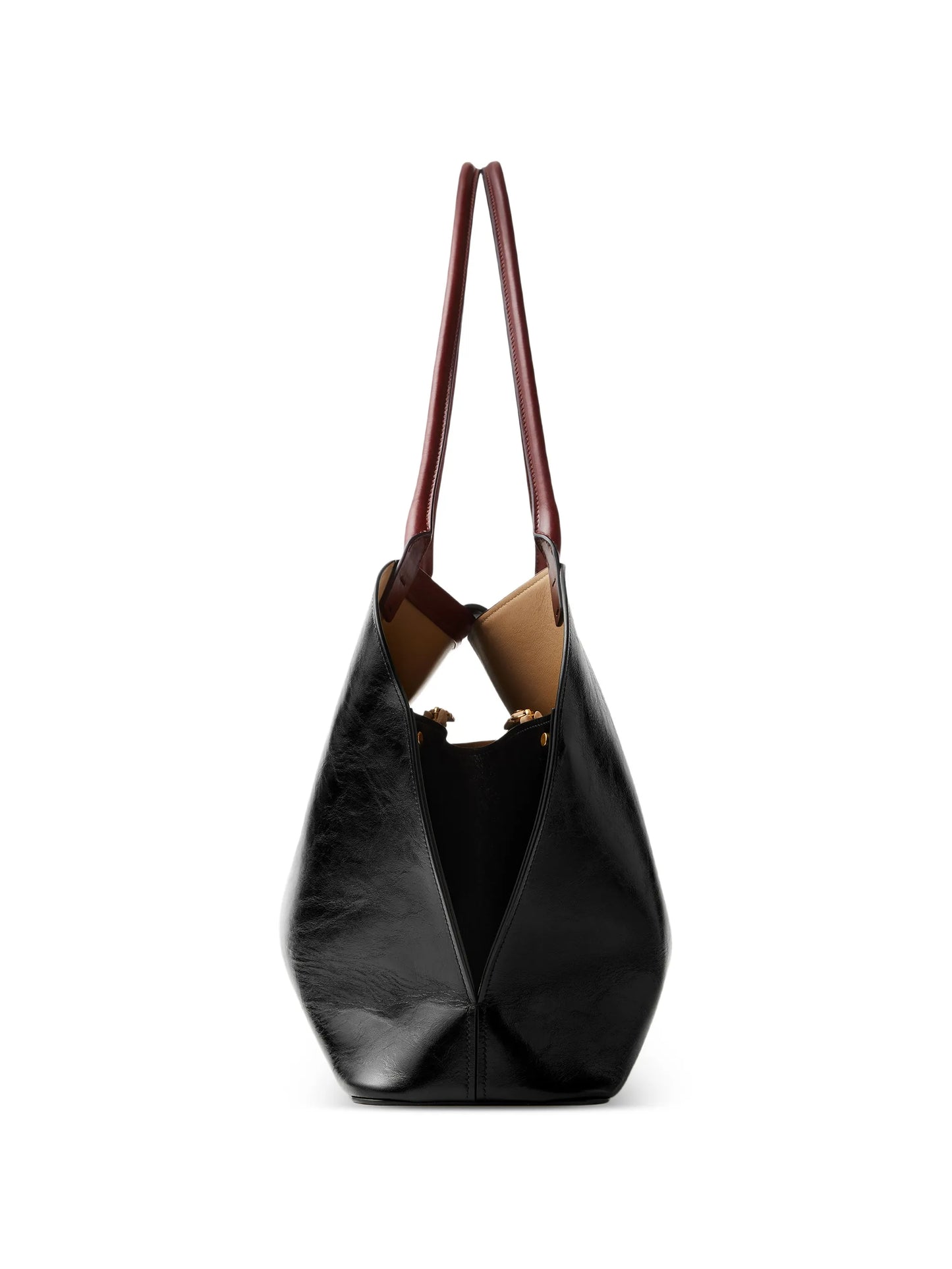 large leather shoulder bag