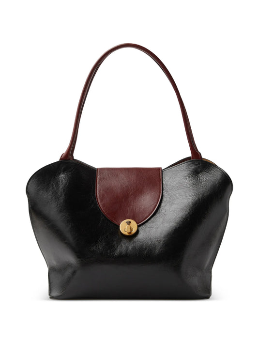 large leather shoulder bag