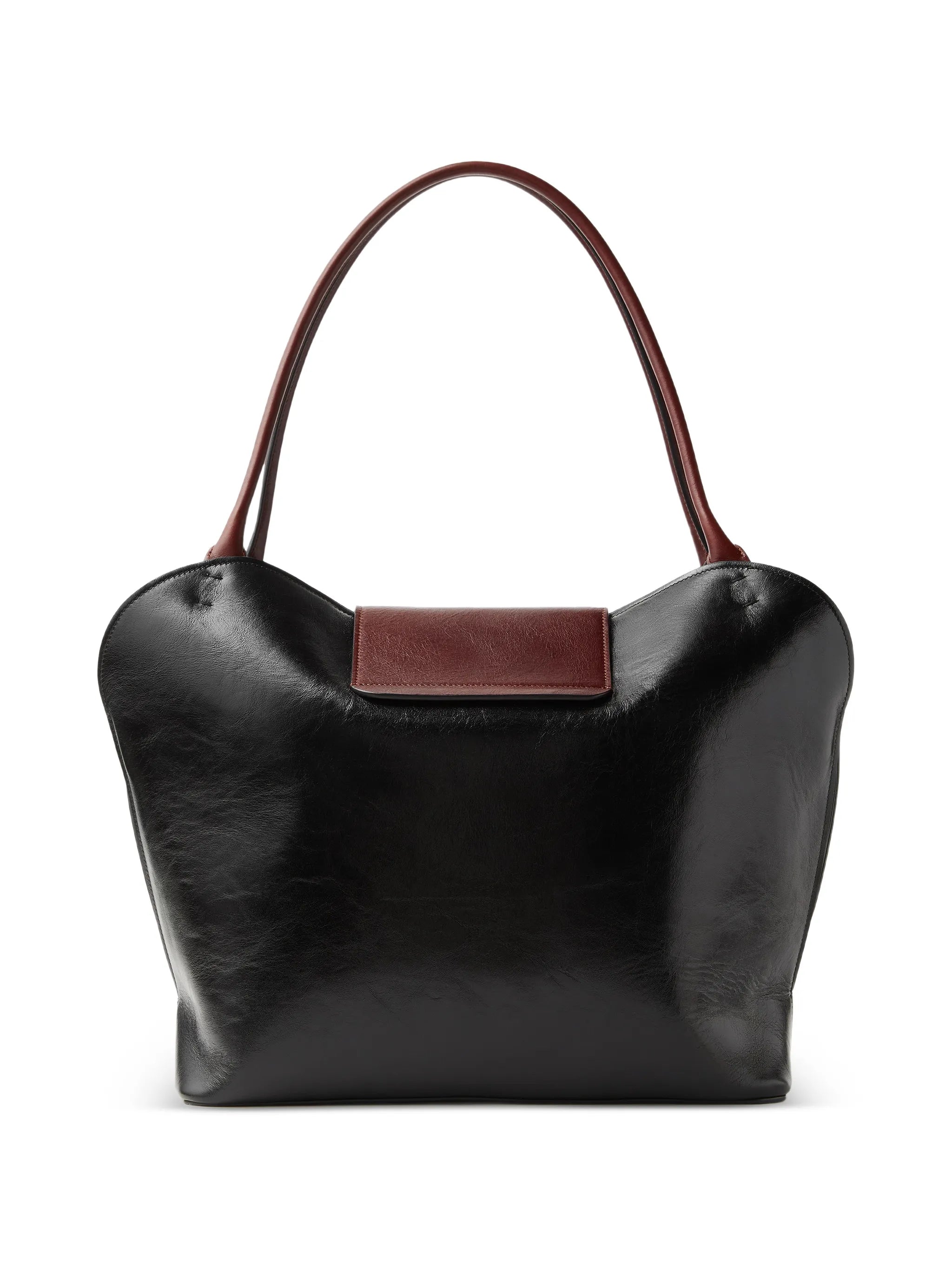 large leather shoulder bag