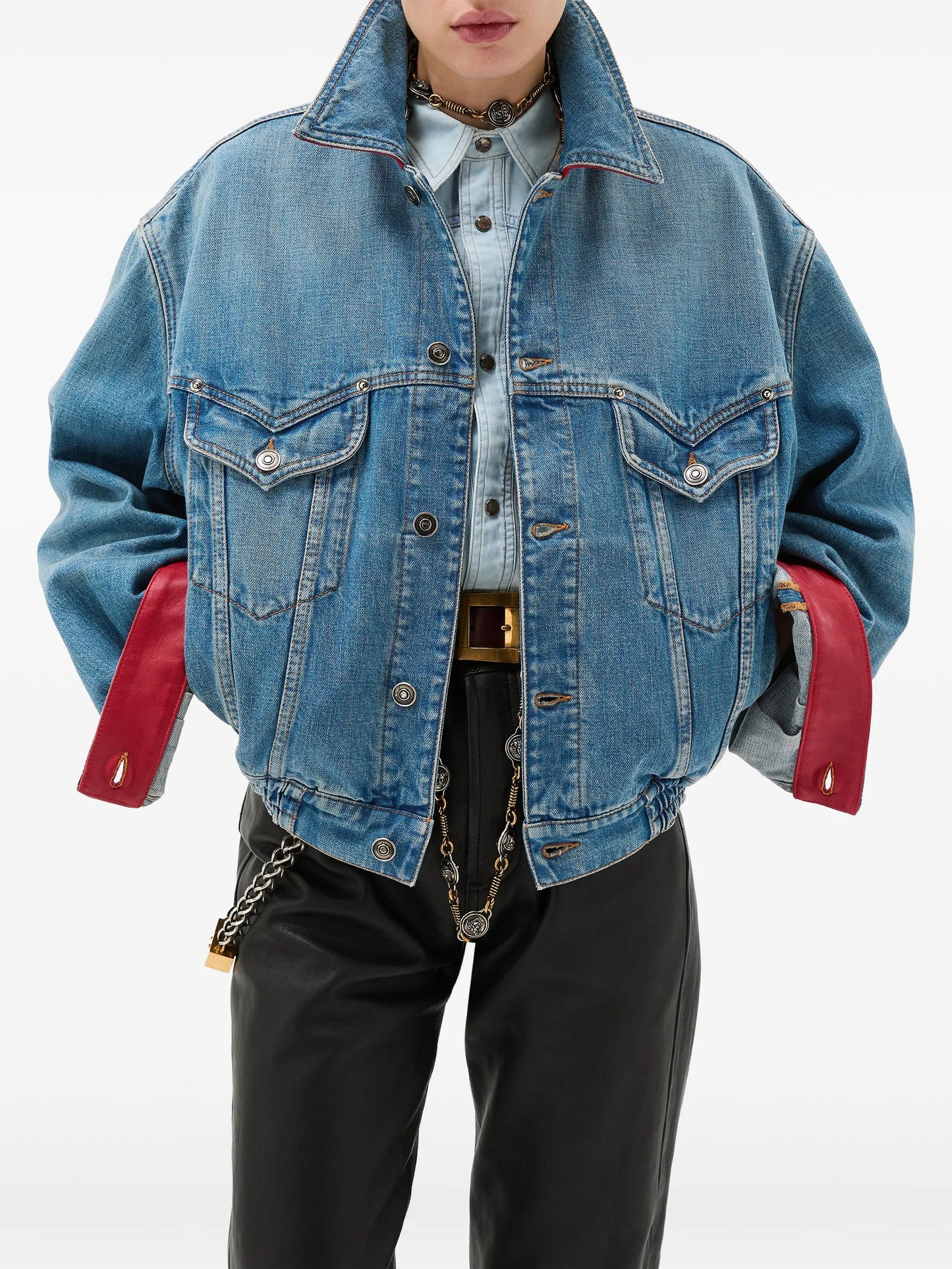 cuff collared jacket