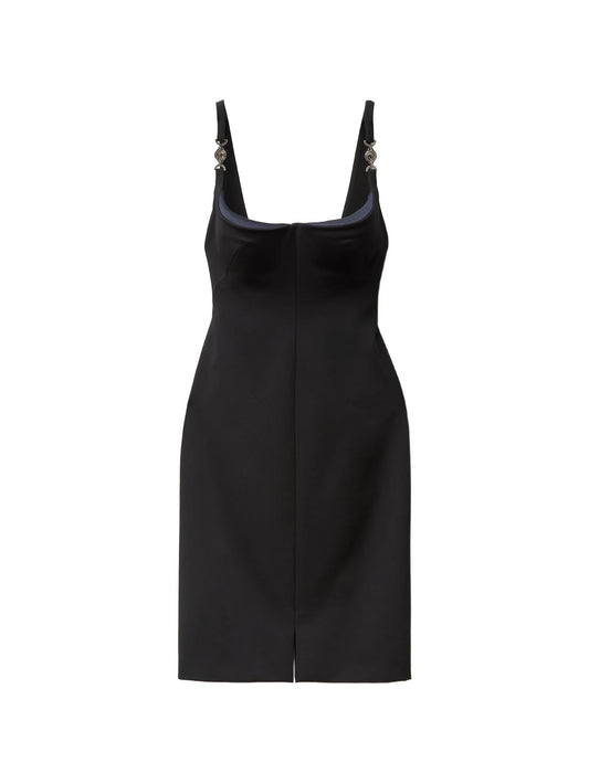 medallion strap dress