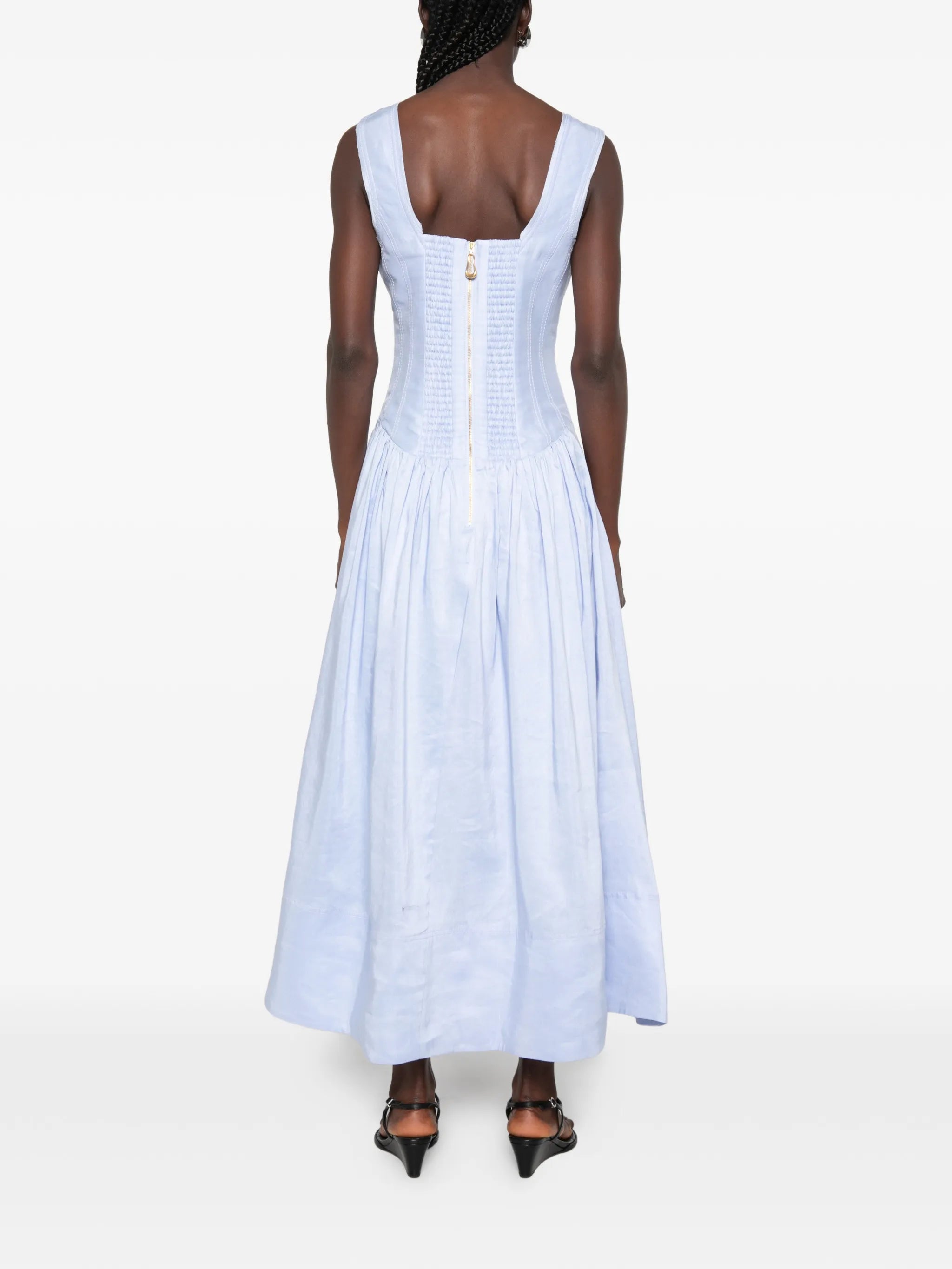 Spirelle panelled midi dress