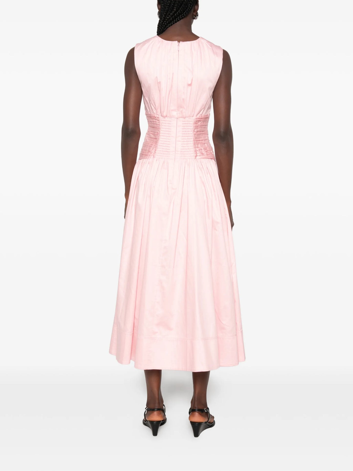 Agatha knot-detail midi dress