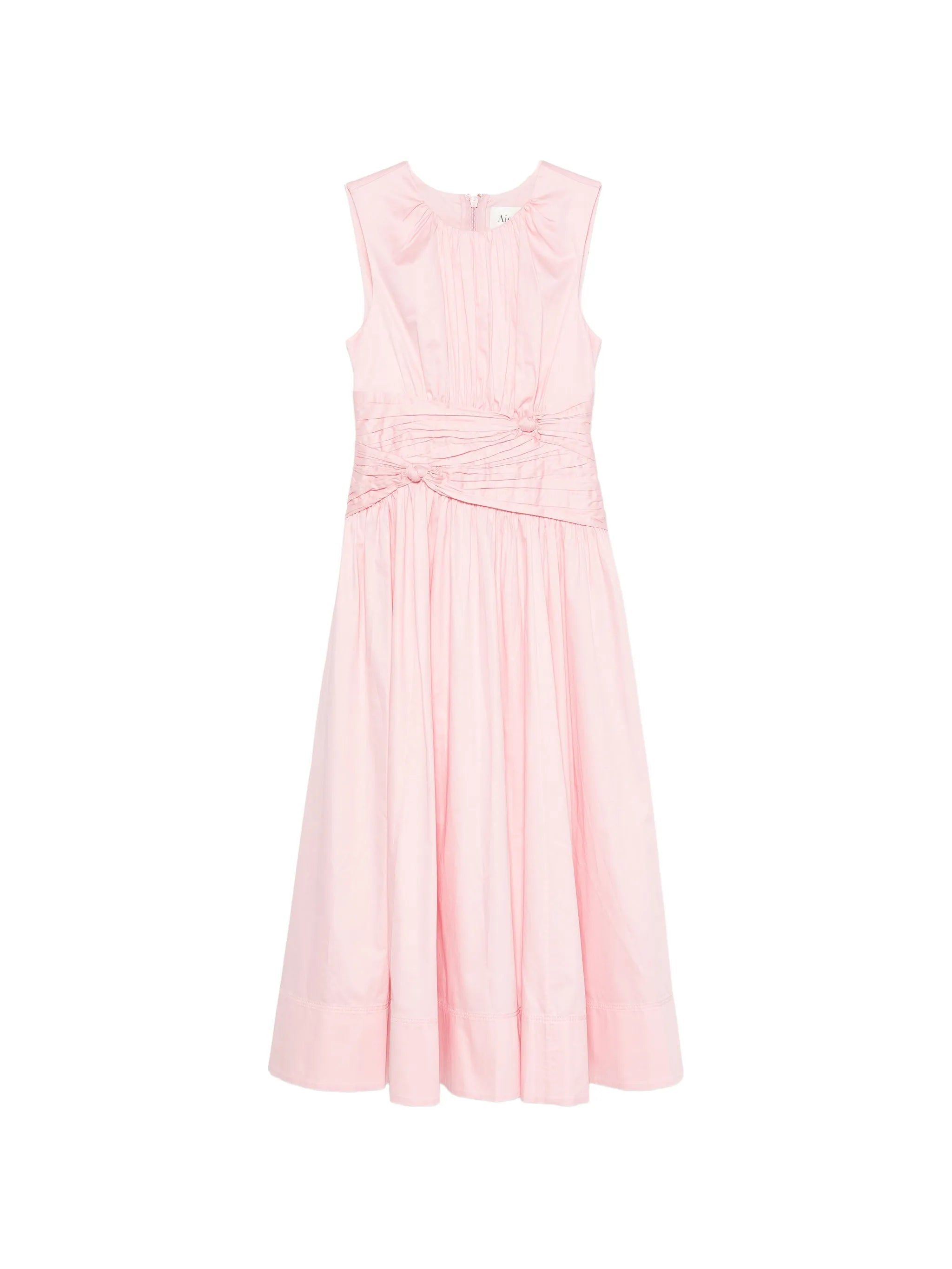 Agatha knot-detail midi dress