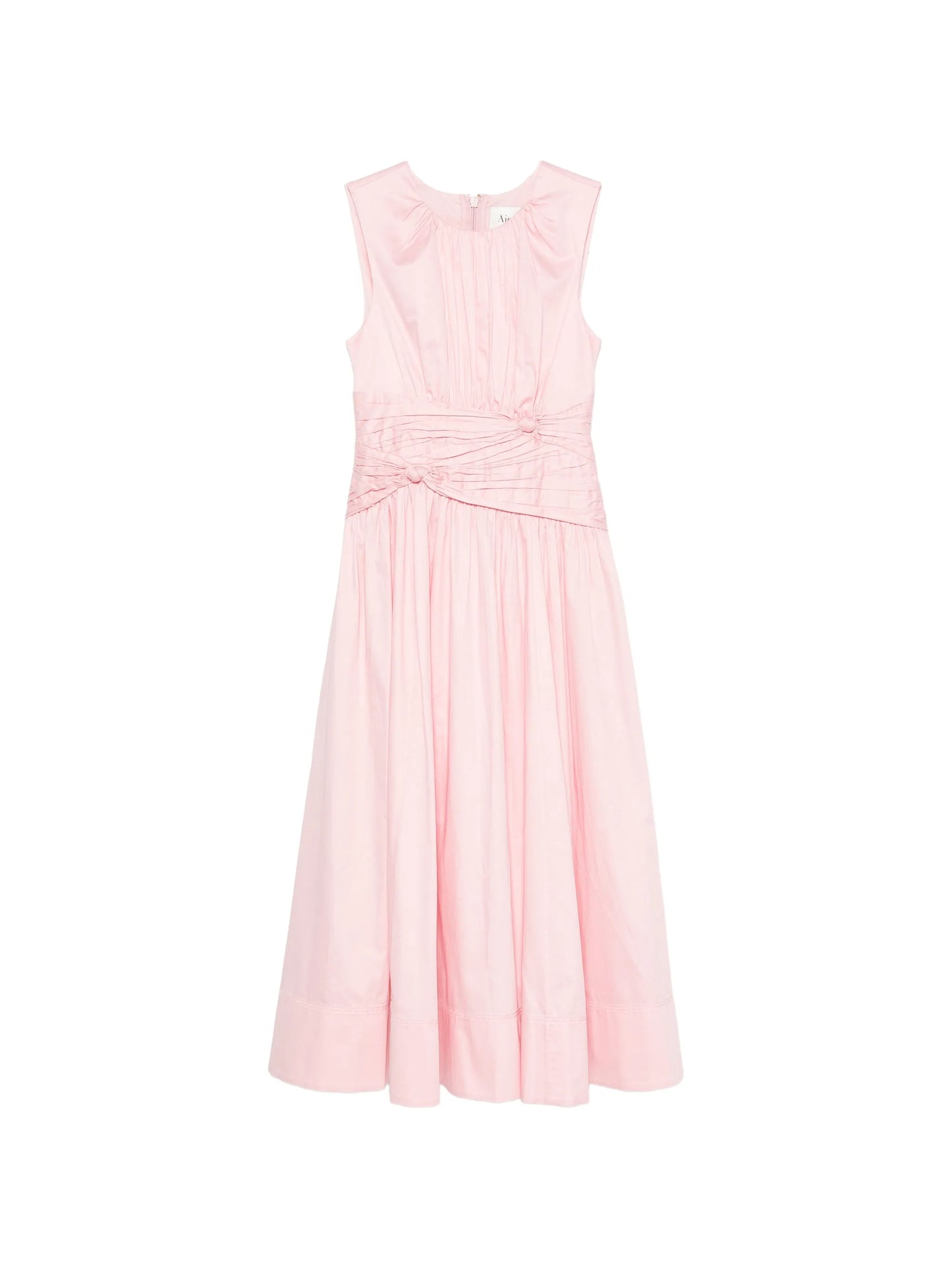 Agatha knot-detail midi dress