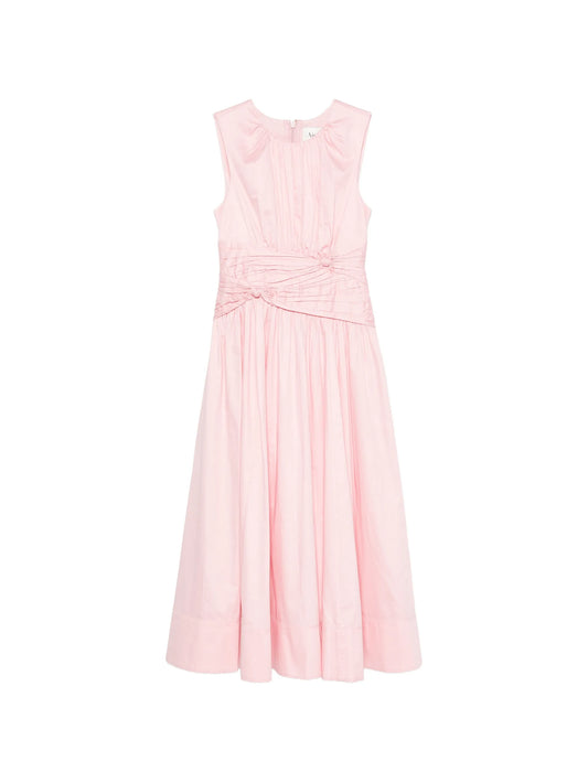 Agatha knot-detail midi dress