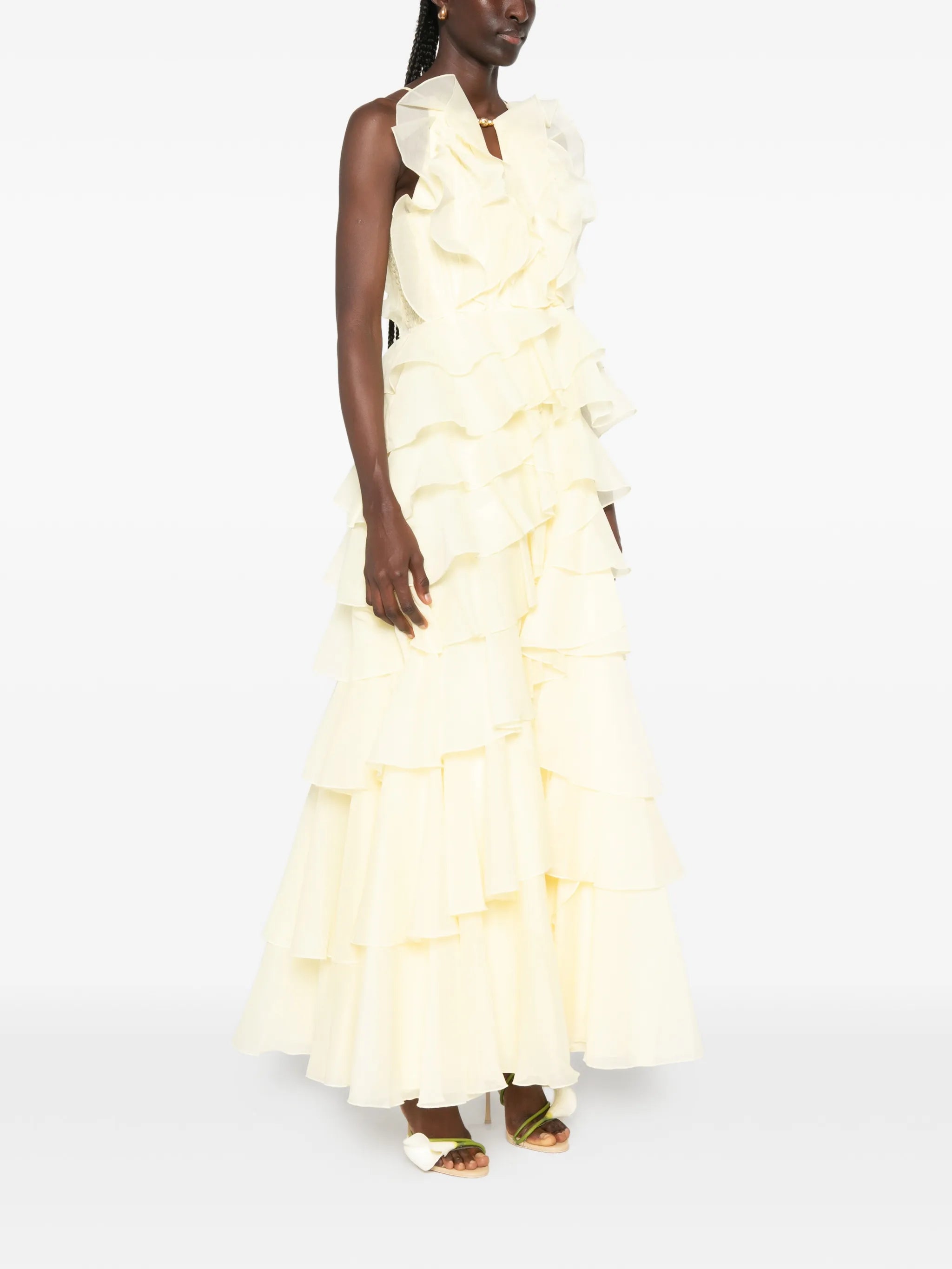 Cleo ruffled maxi dress