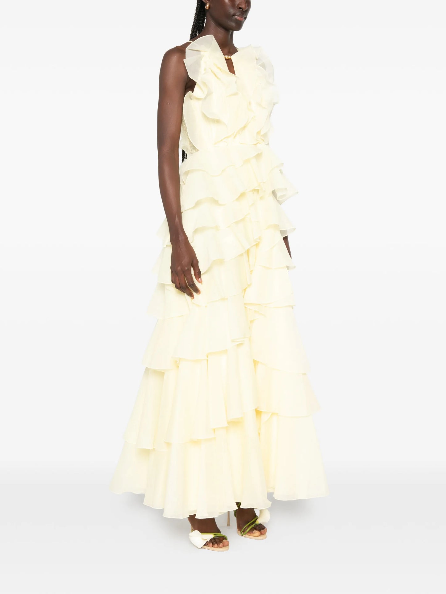 Cleo ruffled maxi dress