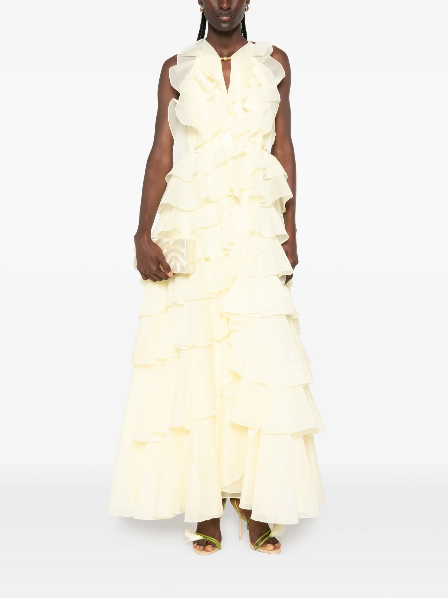 Cleo ruffled maxi dress