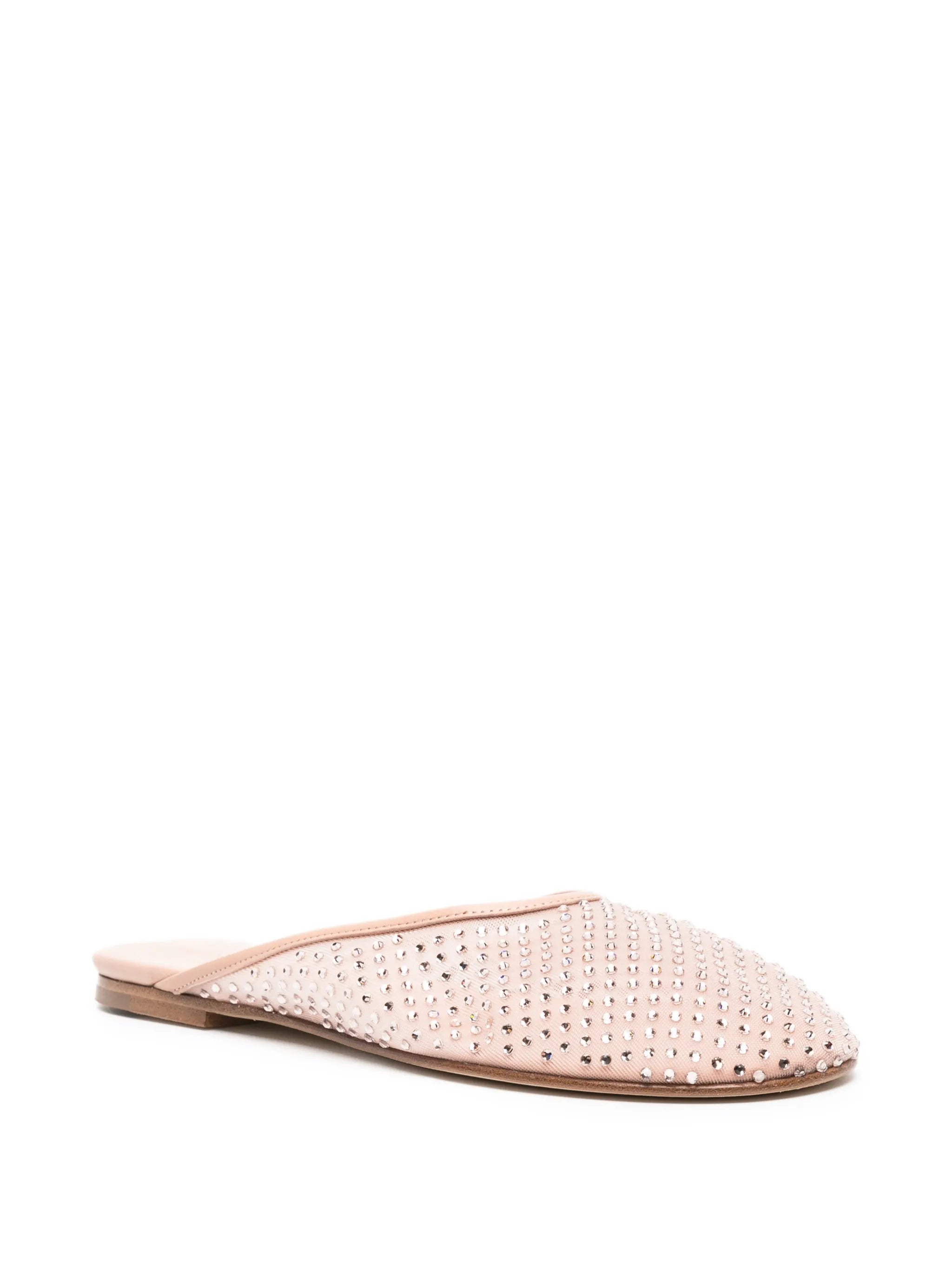 Balla mesh crystal slippers