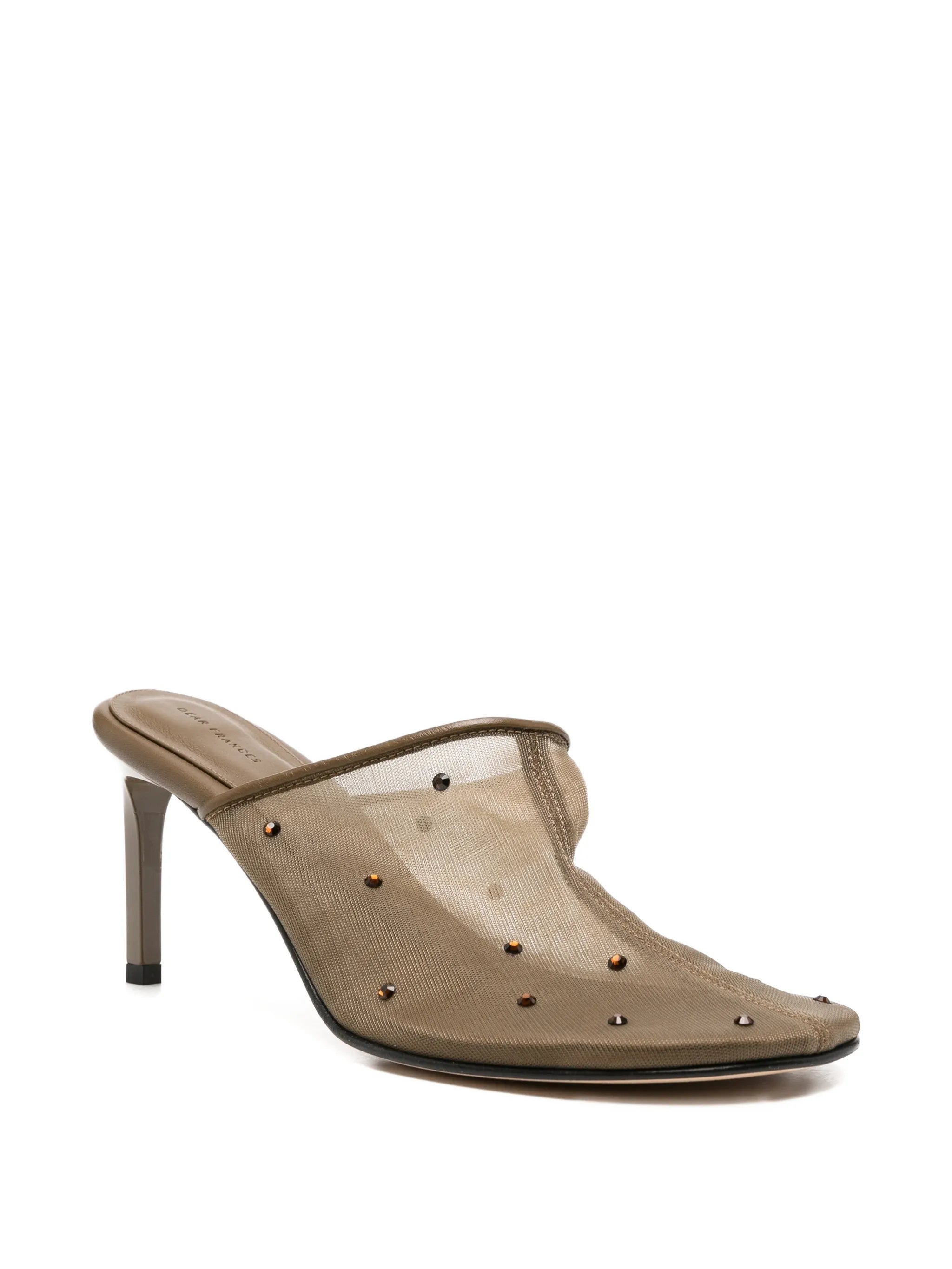 Sade crystal-embellished mules