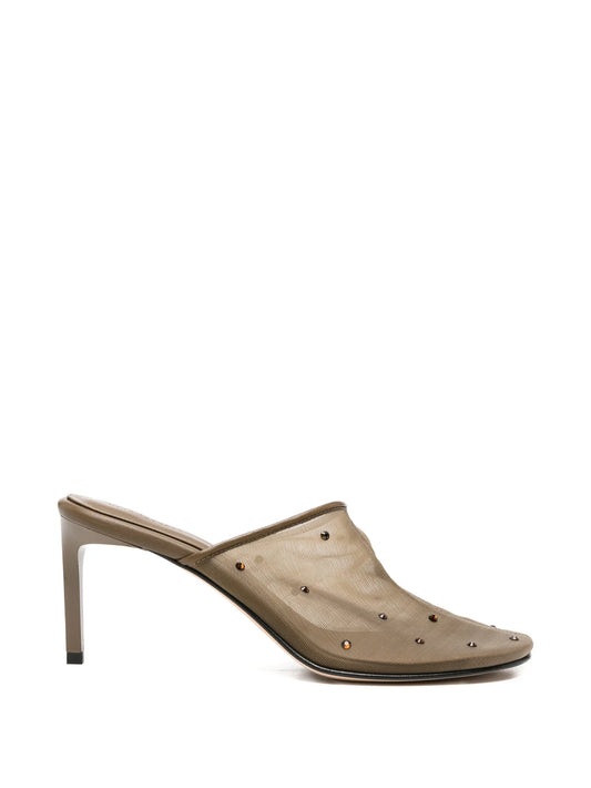 Sade crystal-embellished mules
