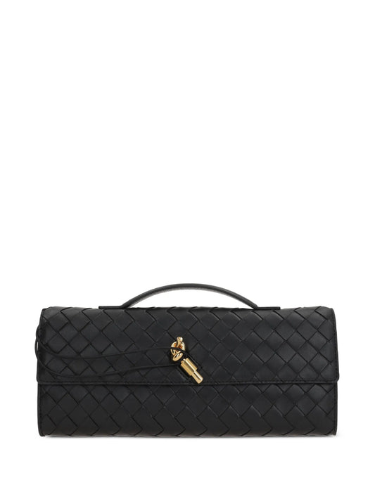 Andiamo Intrecciato knotted clutch bag