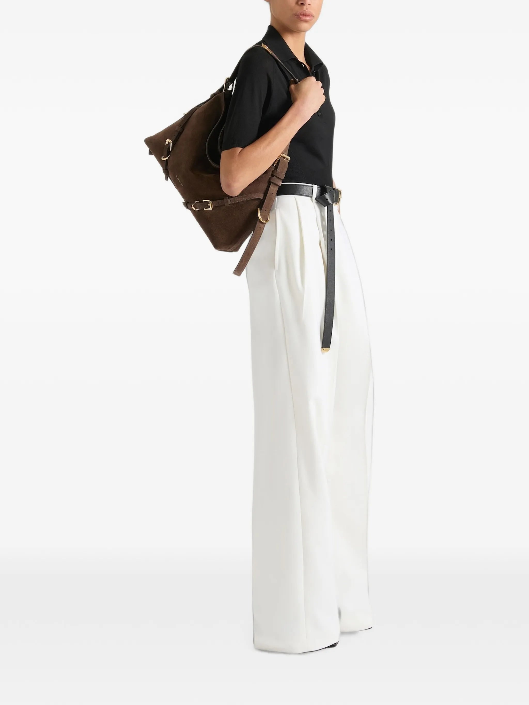 medium Voyou bag in suede