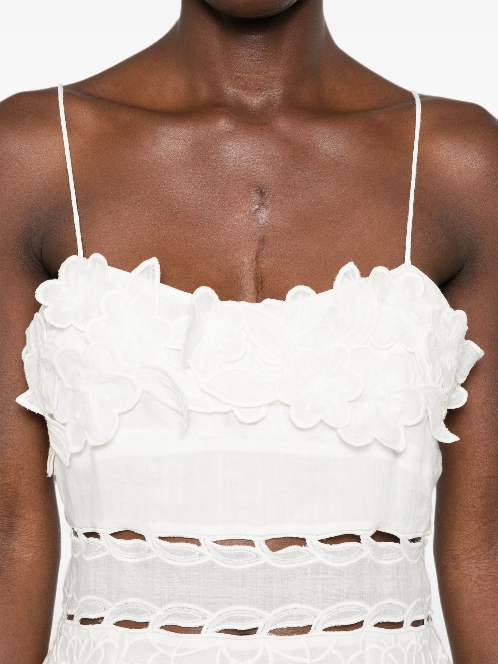 Reola guipure-lace mini dress