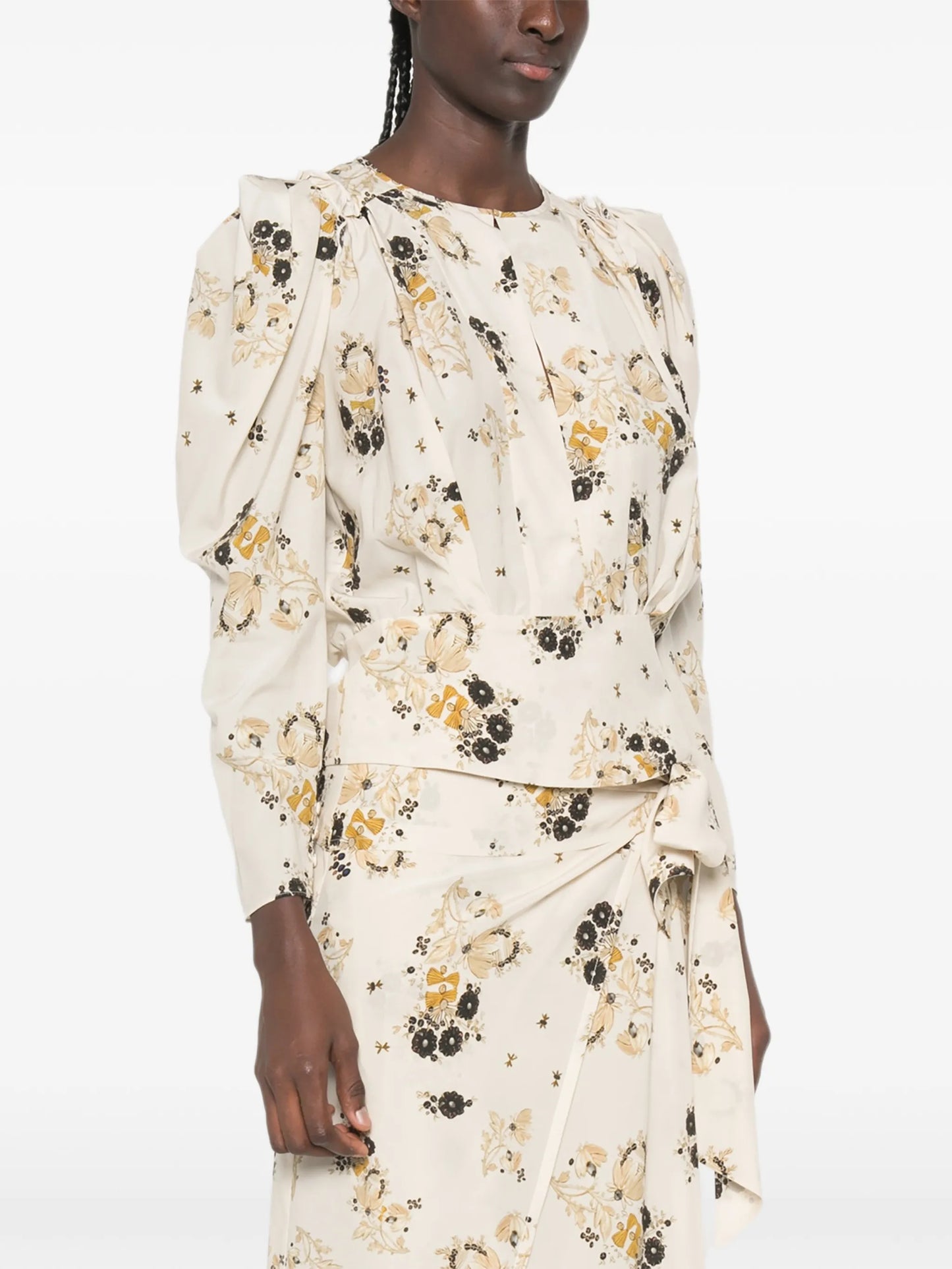 Zarga floral-print  top