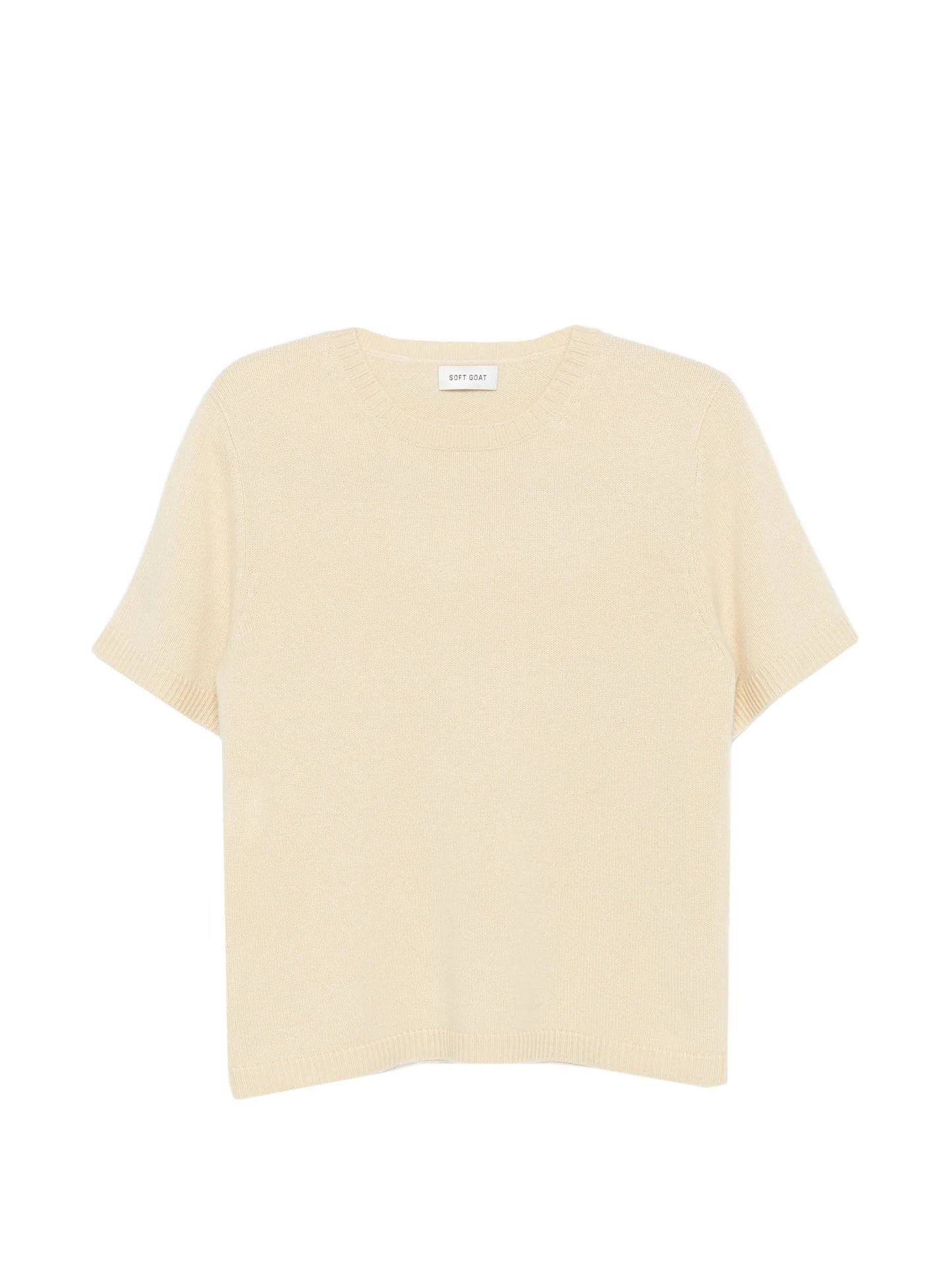 short-sleeve knitted T-shirt