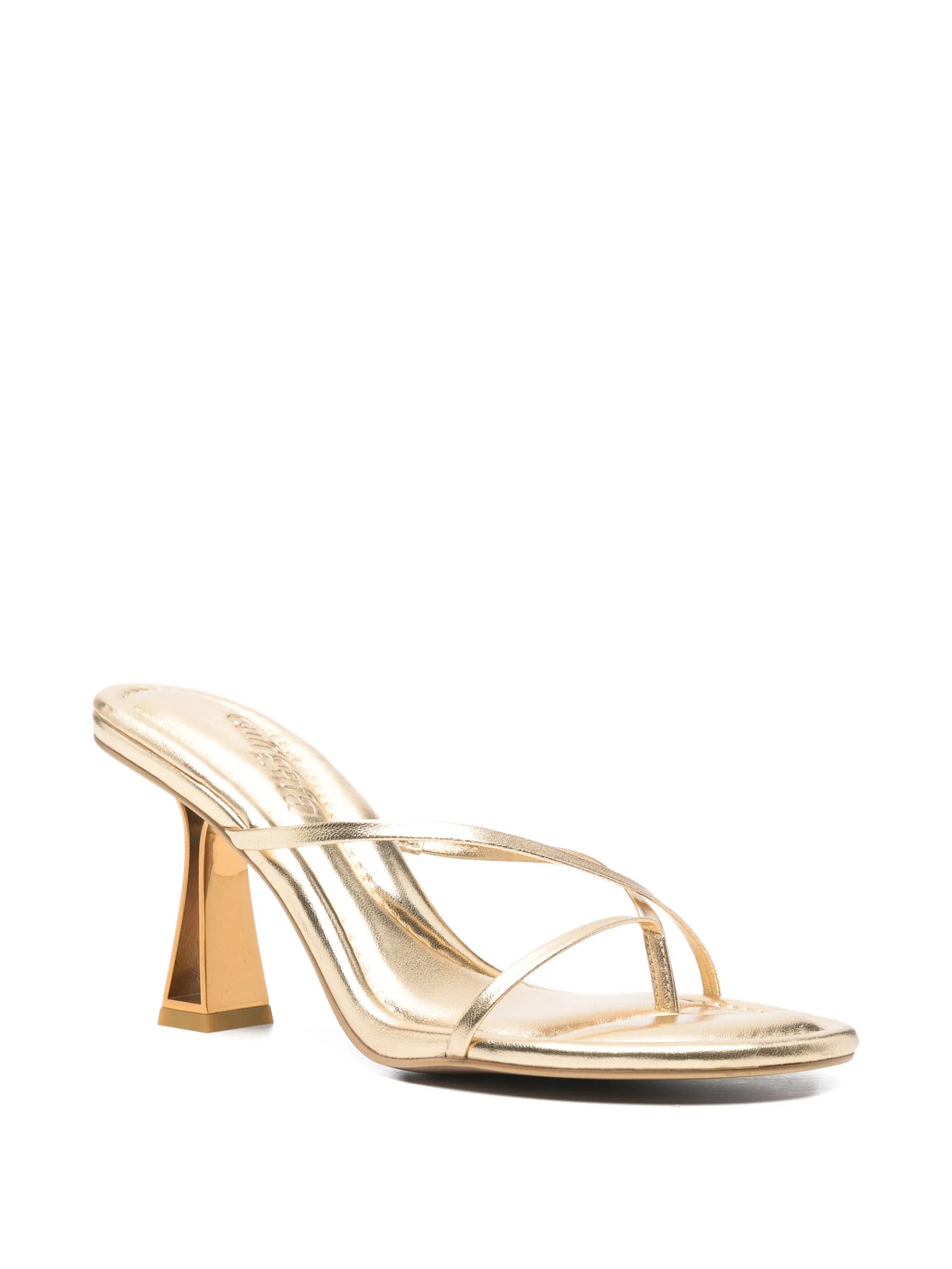 Soriah metallic-effect sandals