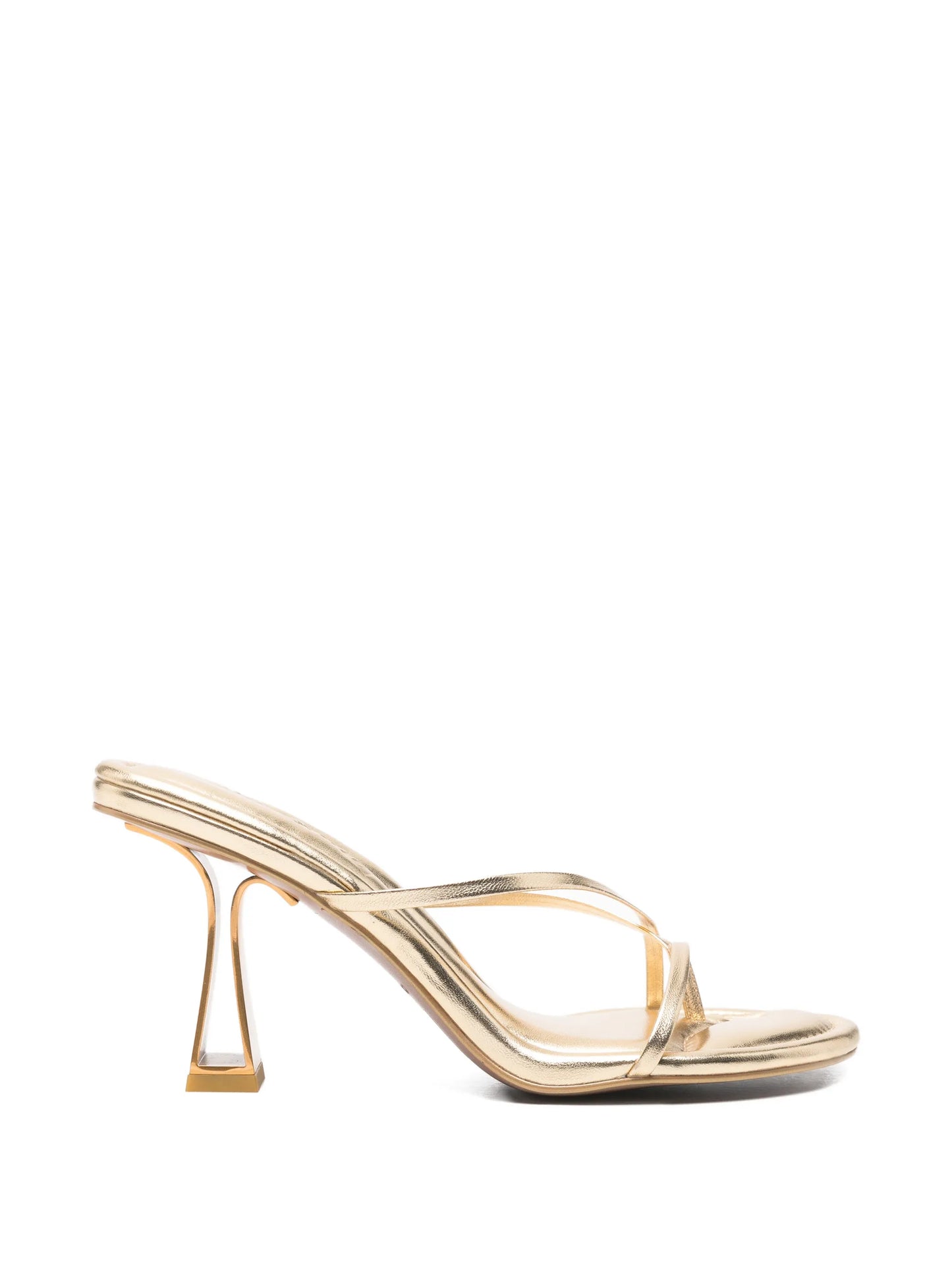 Soriah metallic-effect sandals