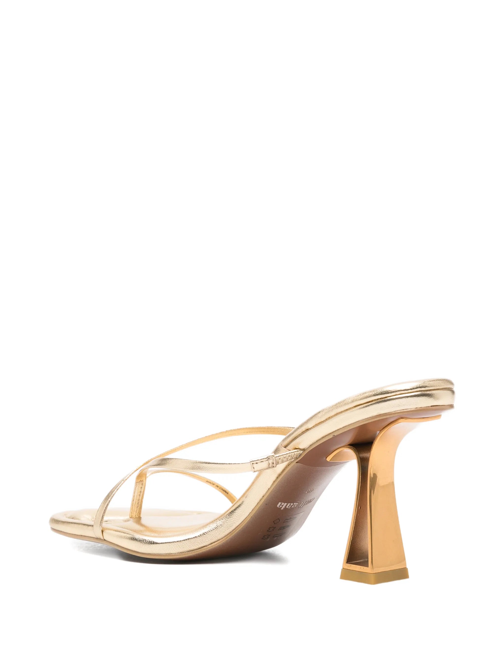 Soriah metallic-effect sandals
