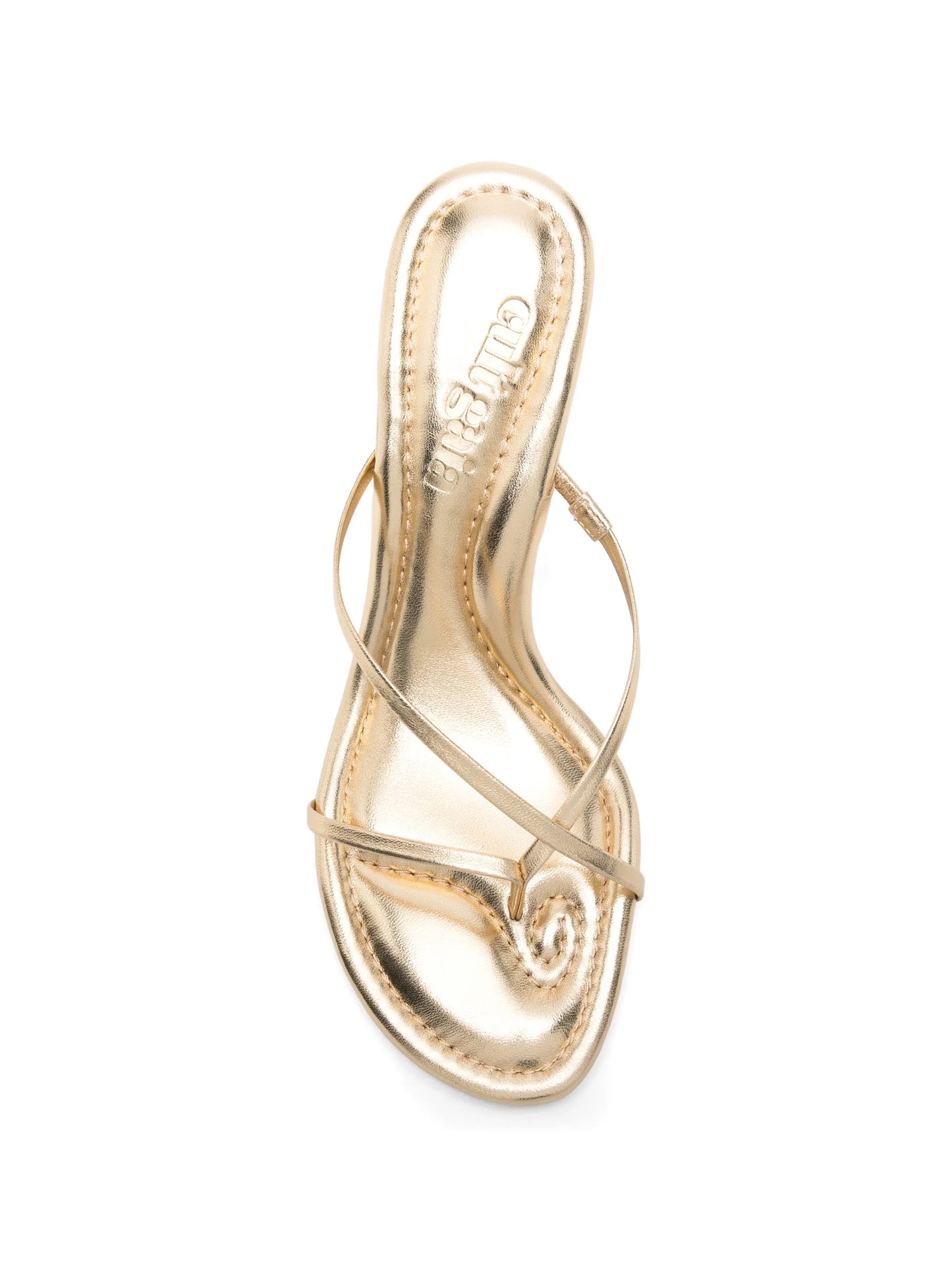 Soriah metallic-effect sandals