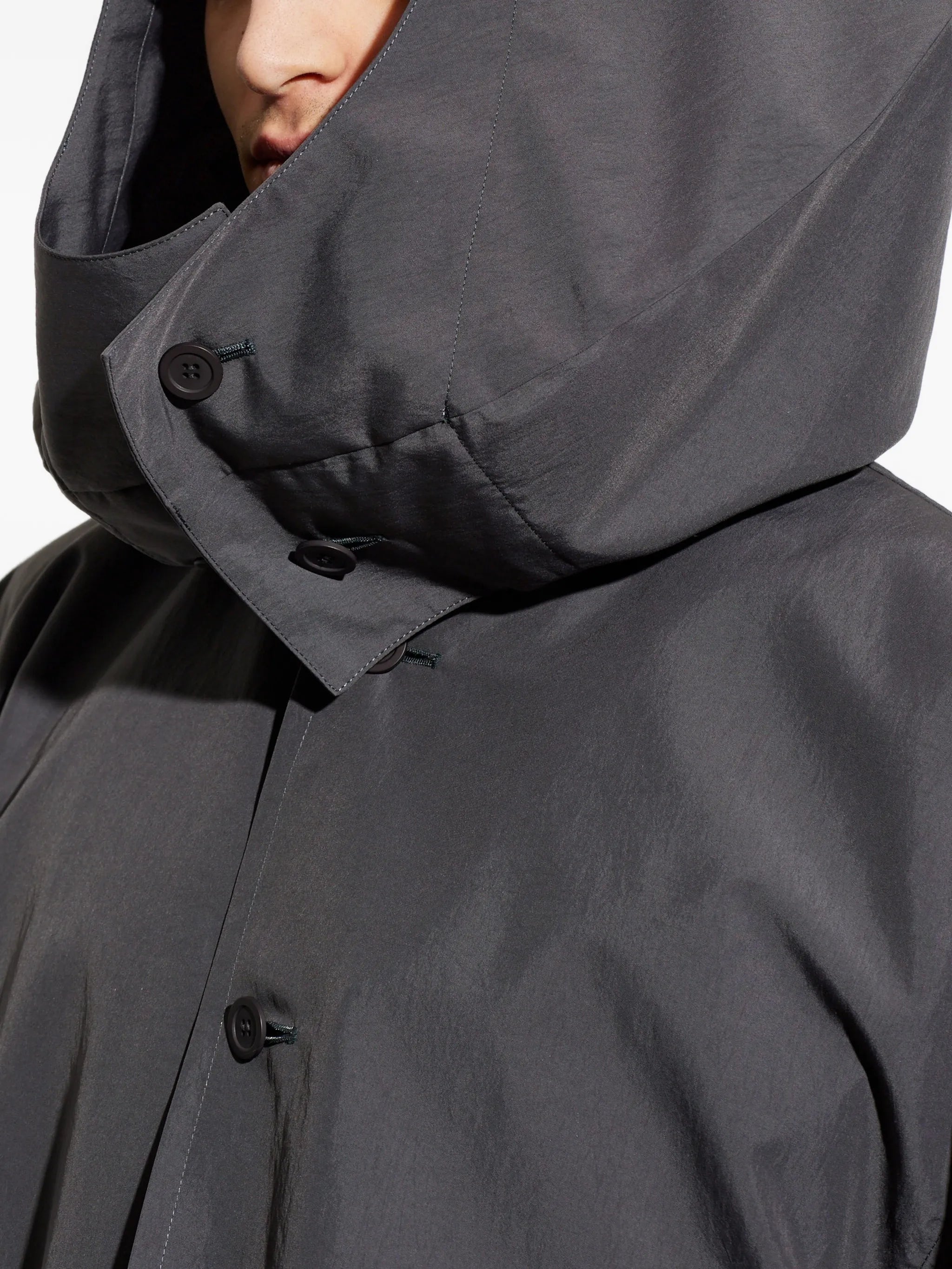 Carrier Carried button-front bomber jacket