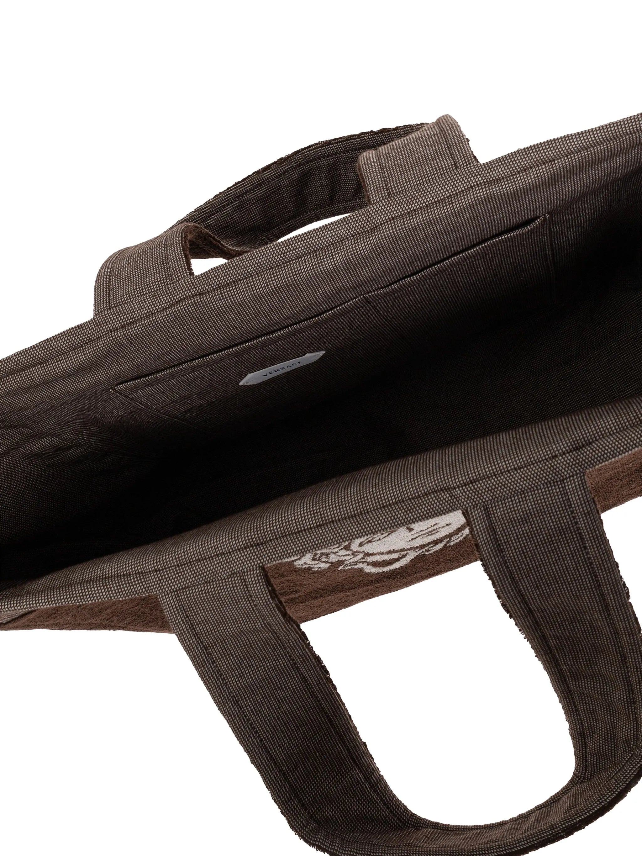 medusa embroidery tote bag