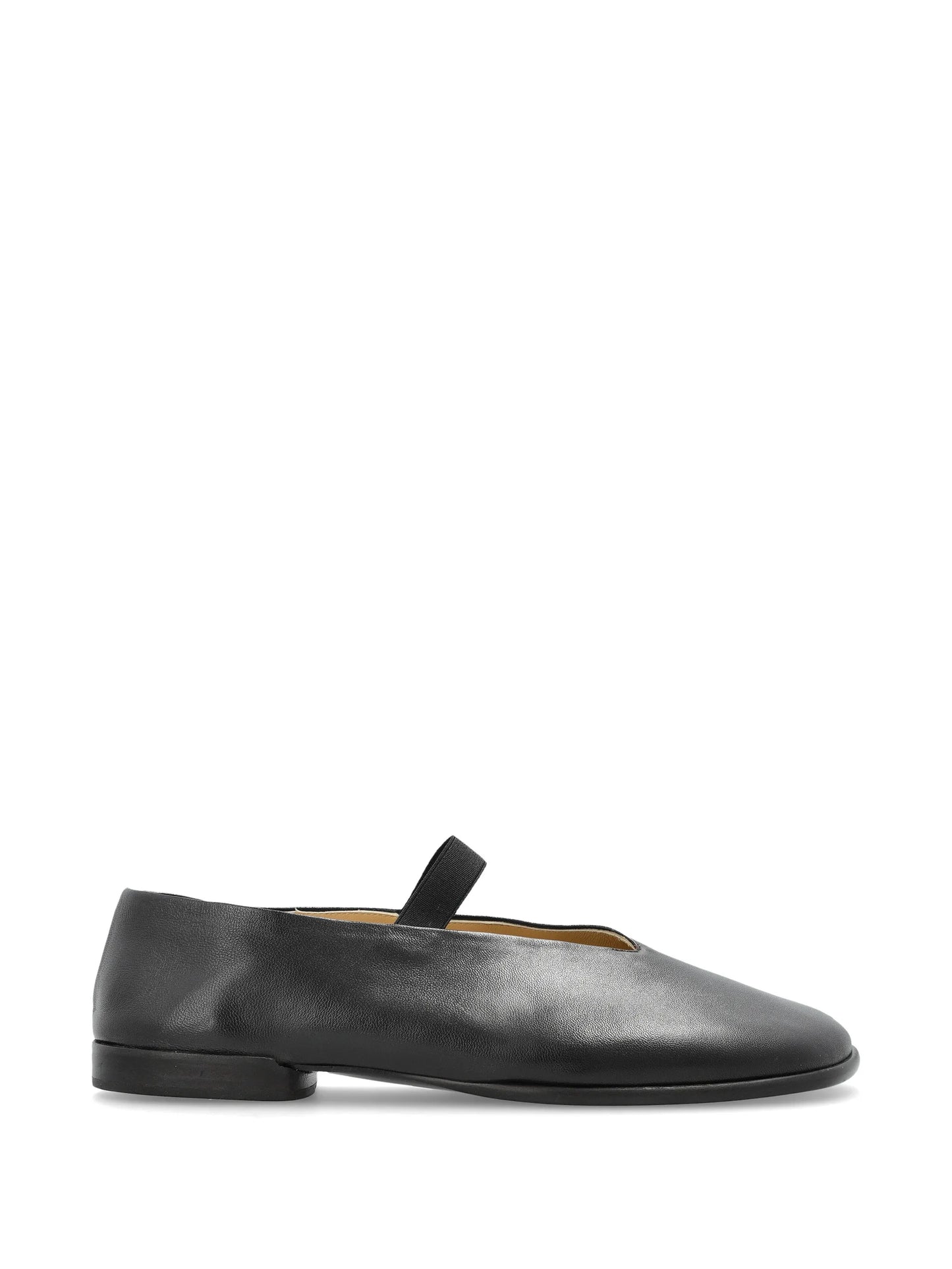 Glove ballerina in leather