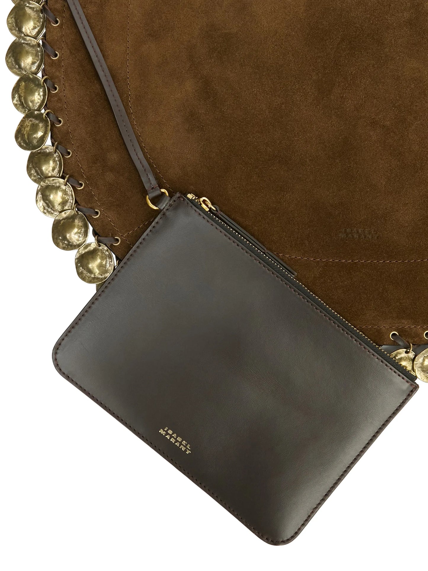 Oskan Hobo Soft braided medallion-embellishment shoulder bag