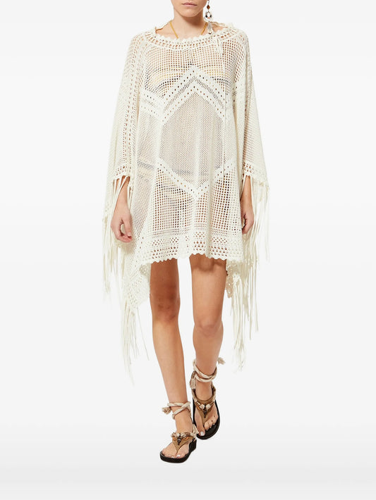 Metilia medium-lenght crochet cape