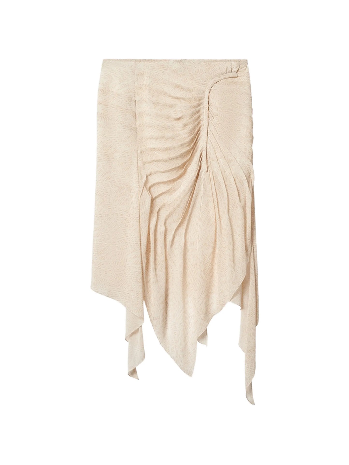 Taylora ruffle asymmetric skirt
