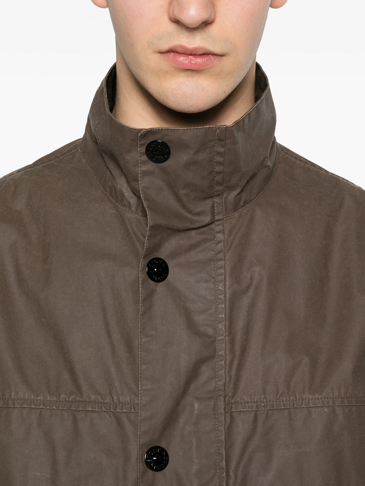 4100024 waxed pigment cotton tela jacket