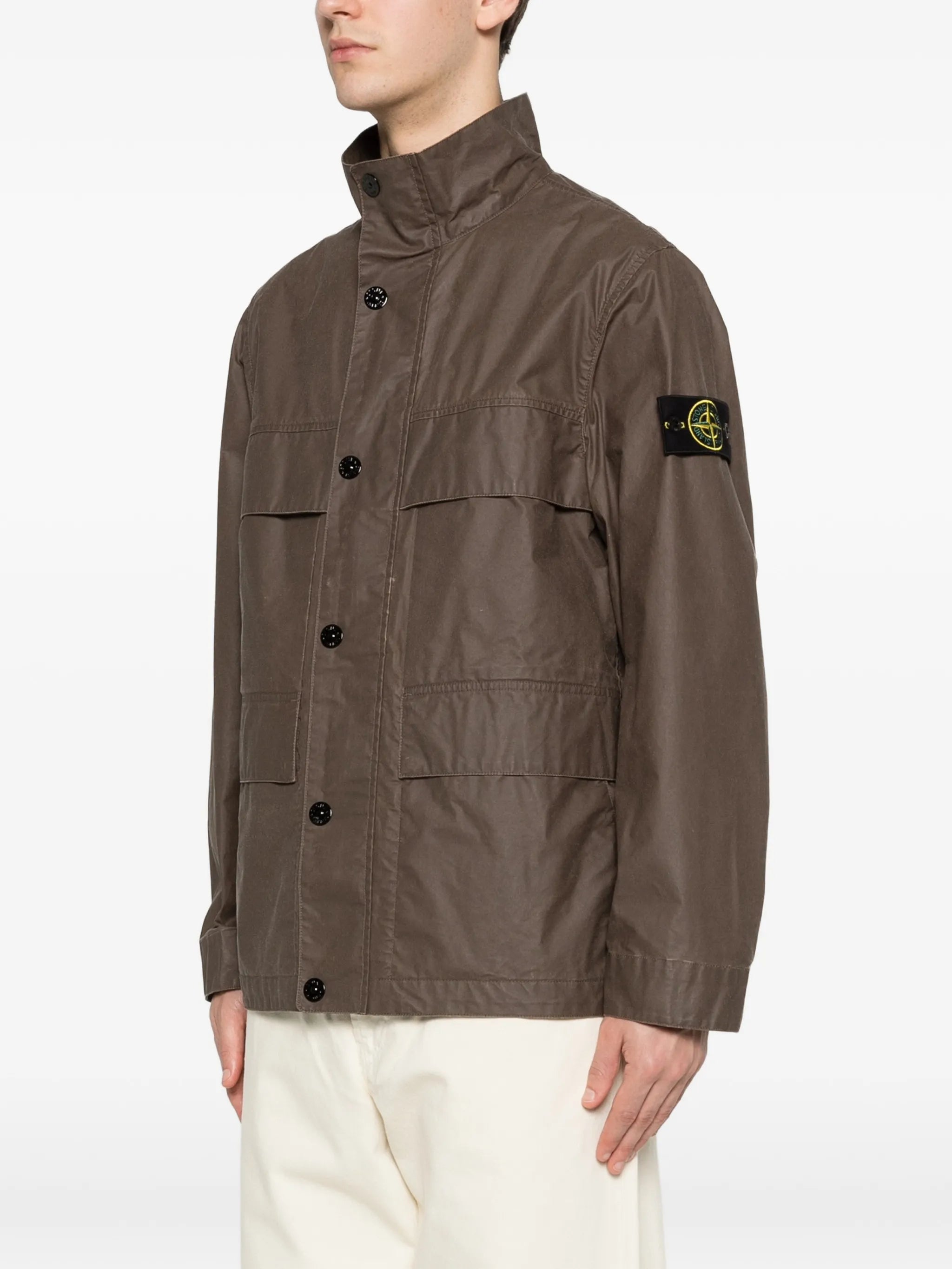 4100024 waxed pigment cotton tela jacket