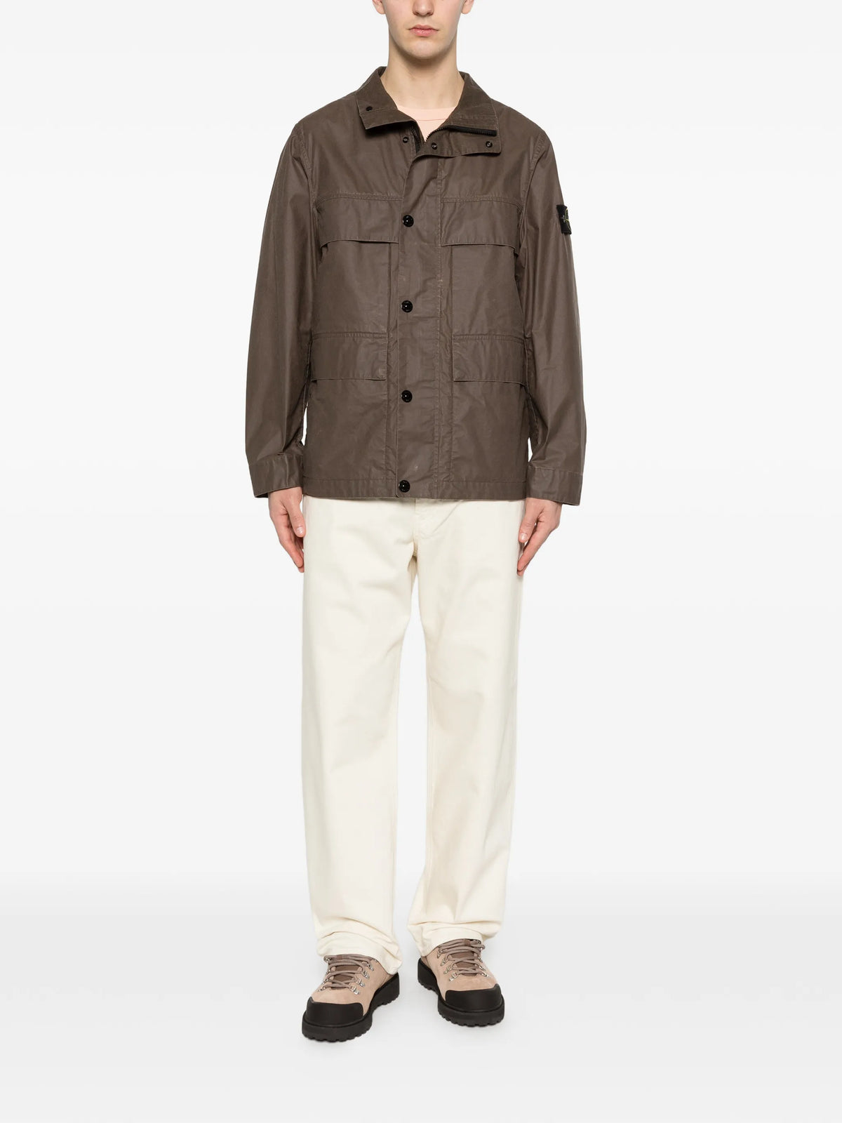 4100024 waxed pigment cotton tela jacket